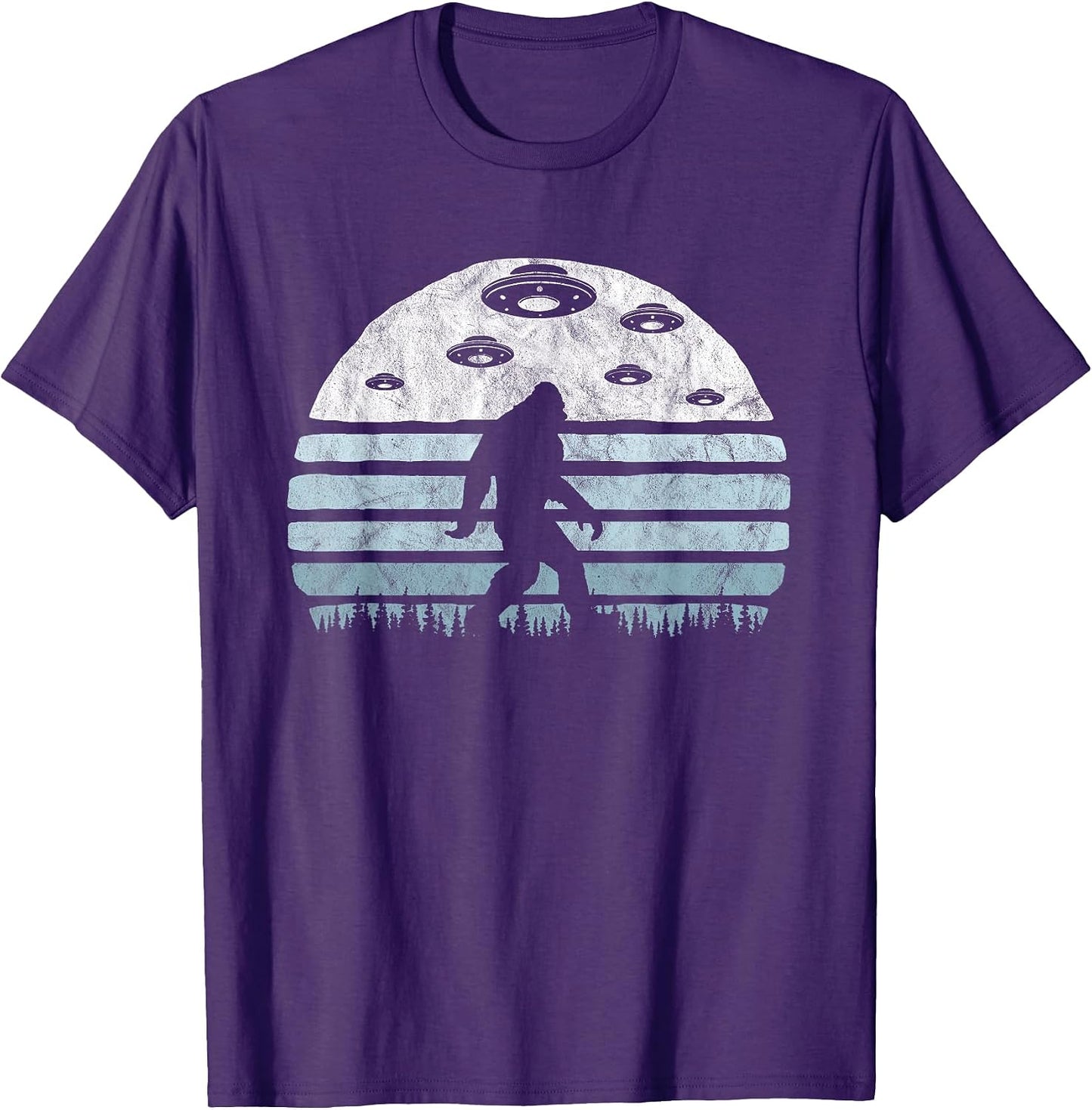 Bigfoot UFO Believer 2001 - Adult & Kids T-Shirts, Sweatshirts & Hoodies apparel design preview 1