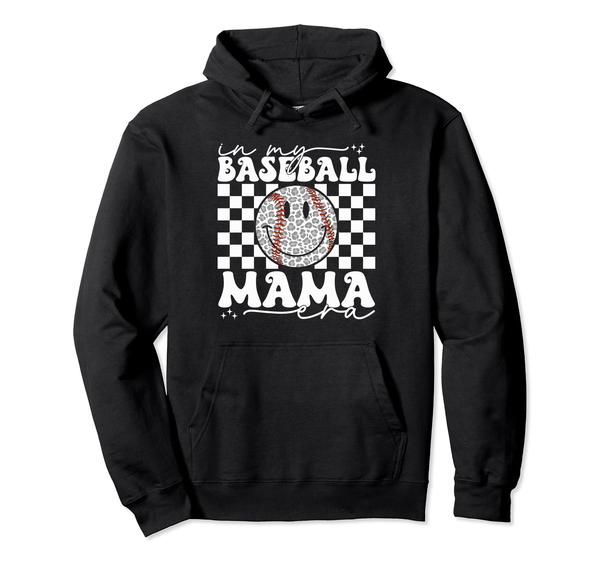 My Baseball Mom Mama Era Leopard Mom Hoodie - Unique Graphic Men Women - T-Shirt, Sweatshirt, Hoodie