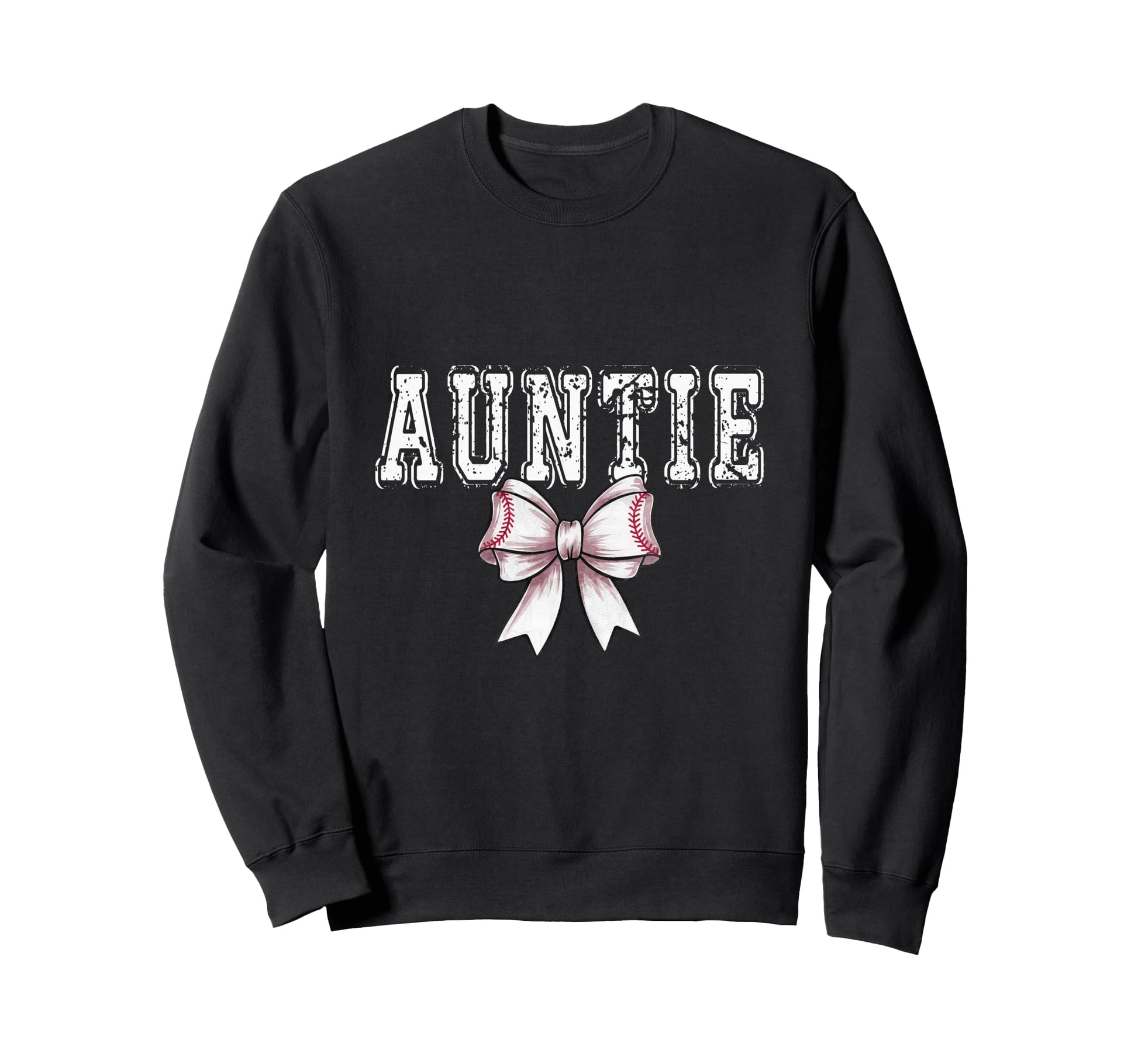 Coquette Baseball Auntie Spirit Sweatshirt - Custom Art Print Unisex - T-Shirt, Sweatshirt, Hoodie