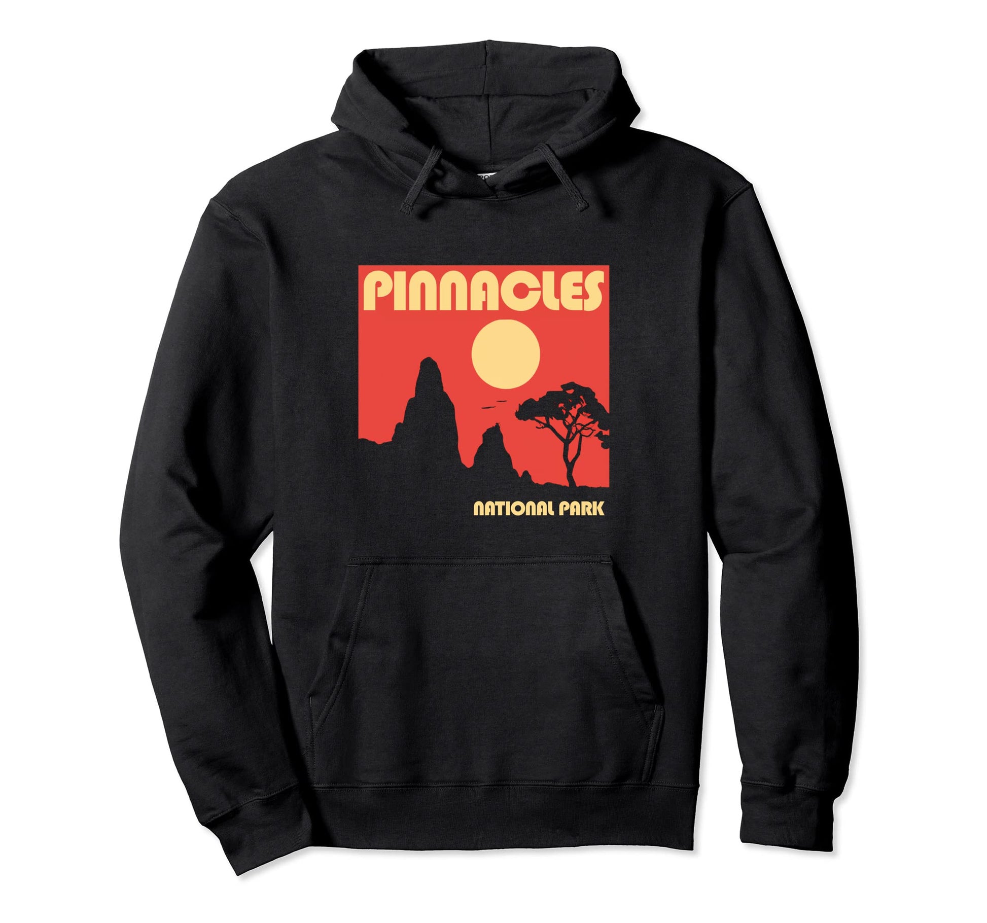 Pinnacles National Park 80S Hoodie - Casual Everyday Wear Men Women - T-Shirt, Sweatshirt, Hoodie