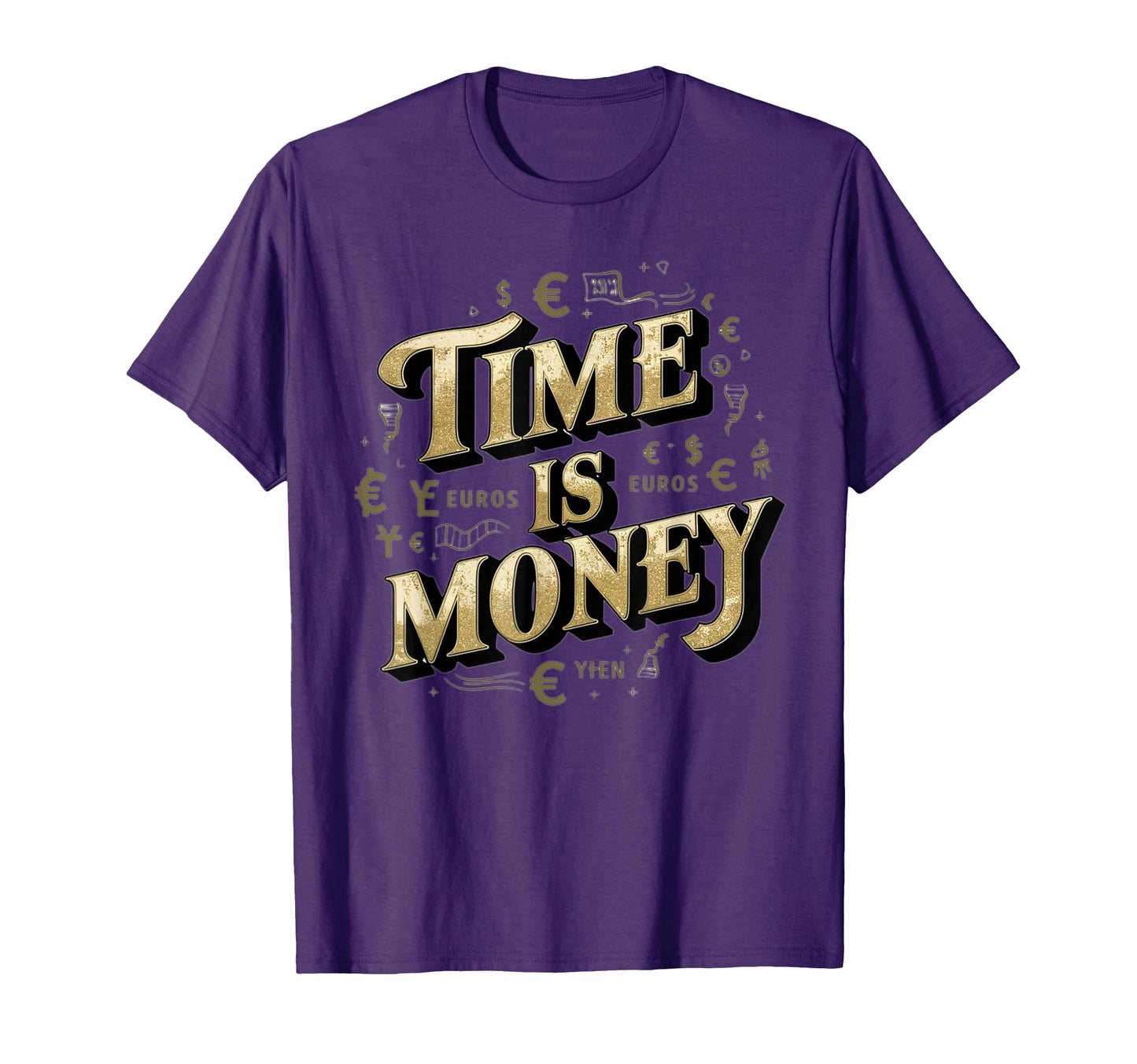 Time Is Money Inspired Motivational T-Shirt - Aesthetic Graphic for Adults - T-Shirt, Sweatshirt, Hoodie