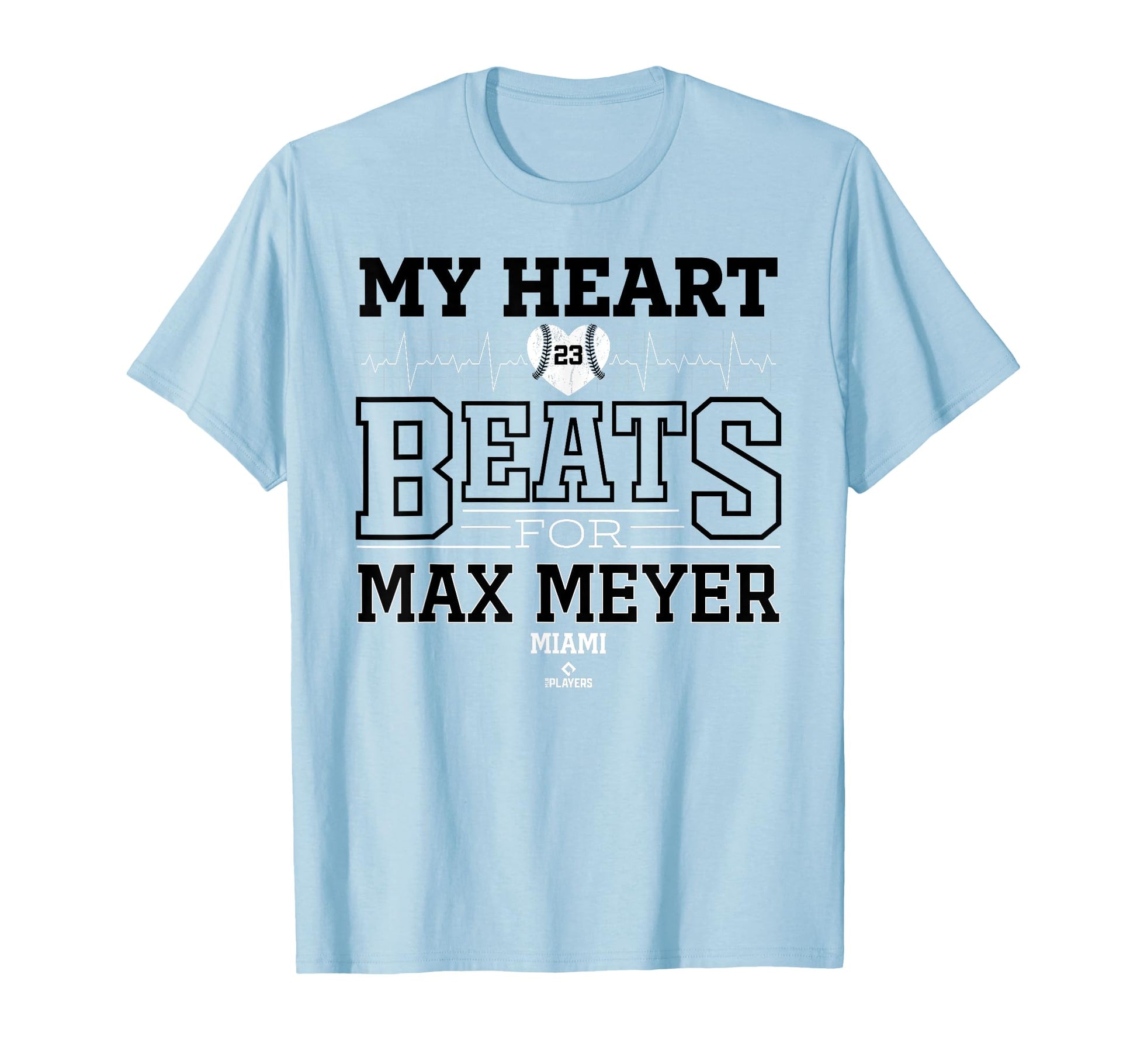 My Heart Beats Max Meyer Miami T-Shirt - Casual Everyday Wear Unisex - T-Shirt, Sweatshirt, Hoodie