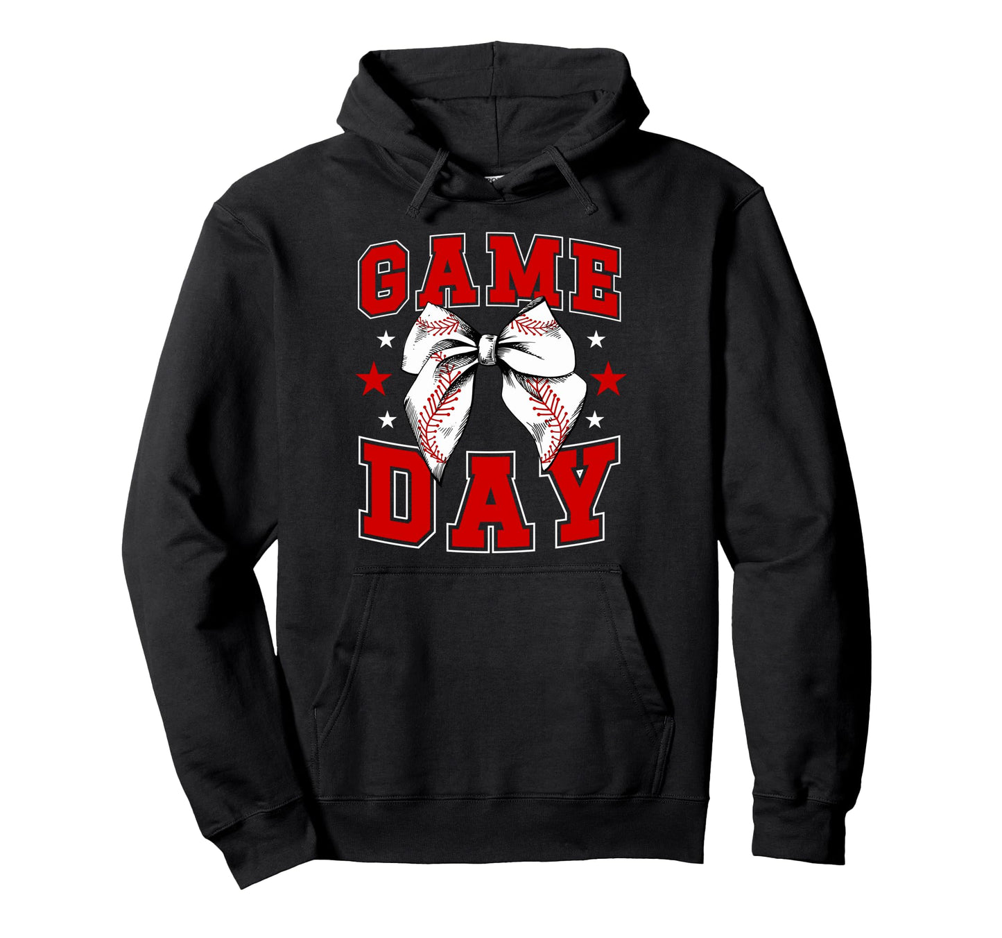 Game Day Coquette Baseball Game Day Hoodie - Trendy Graphic Men Women - T-Shirt, Sweatshirt, Hoodie