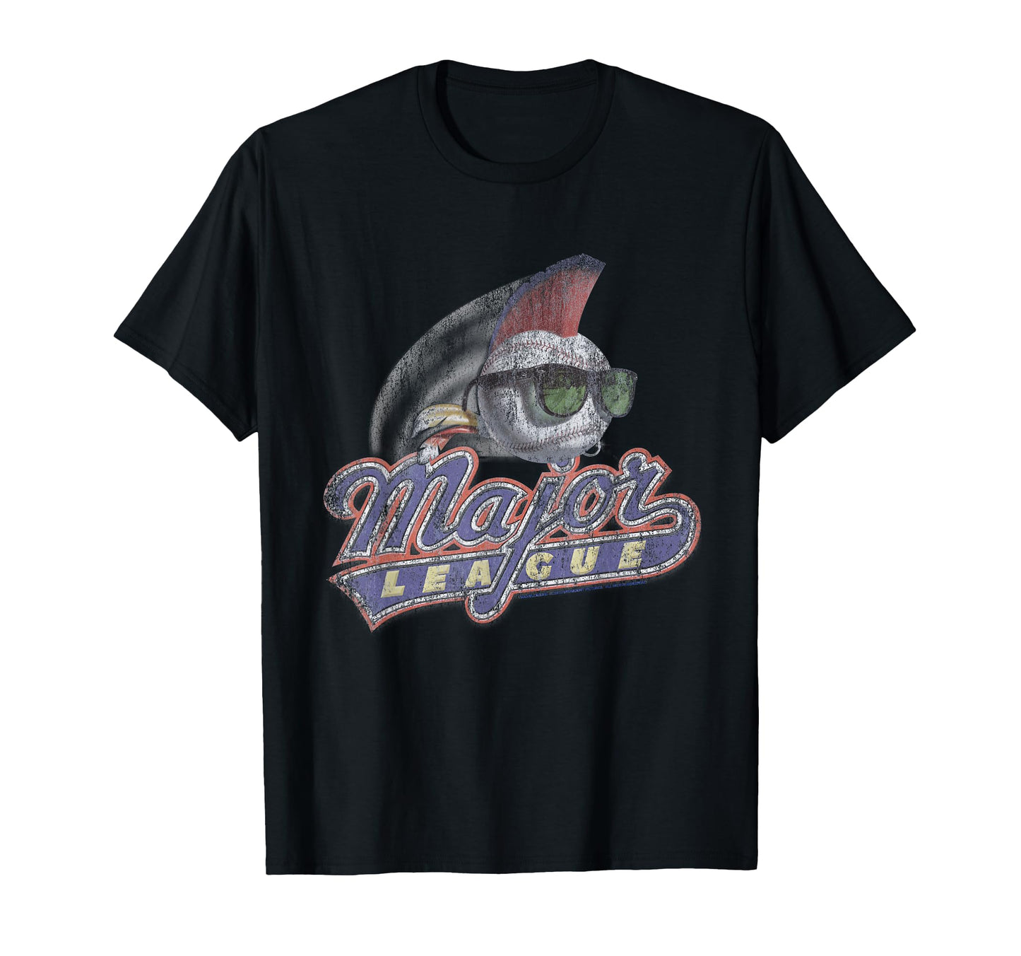 Major League Distressed Logo Small T-Shirt - Minimalist Print Men Women - T-Shirt, Sweatshirt, Hoodie