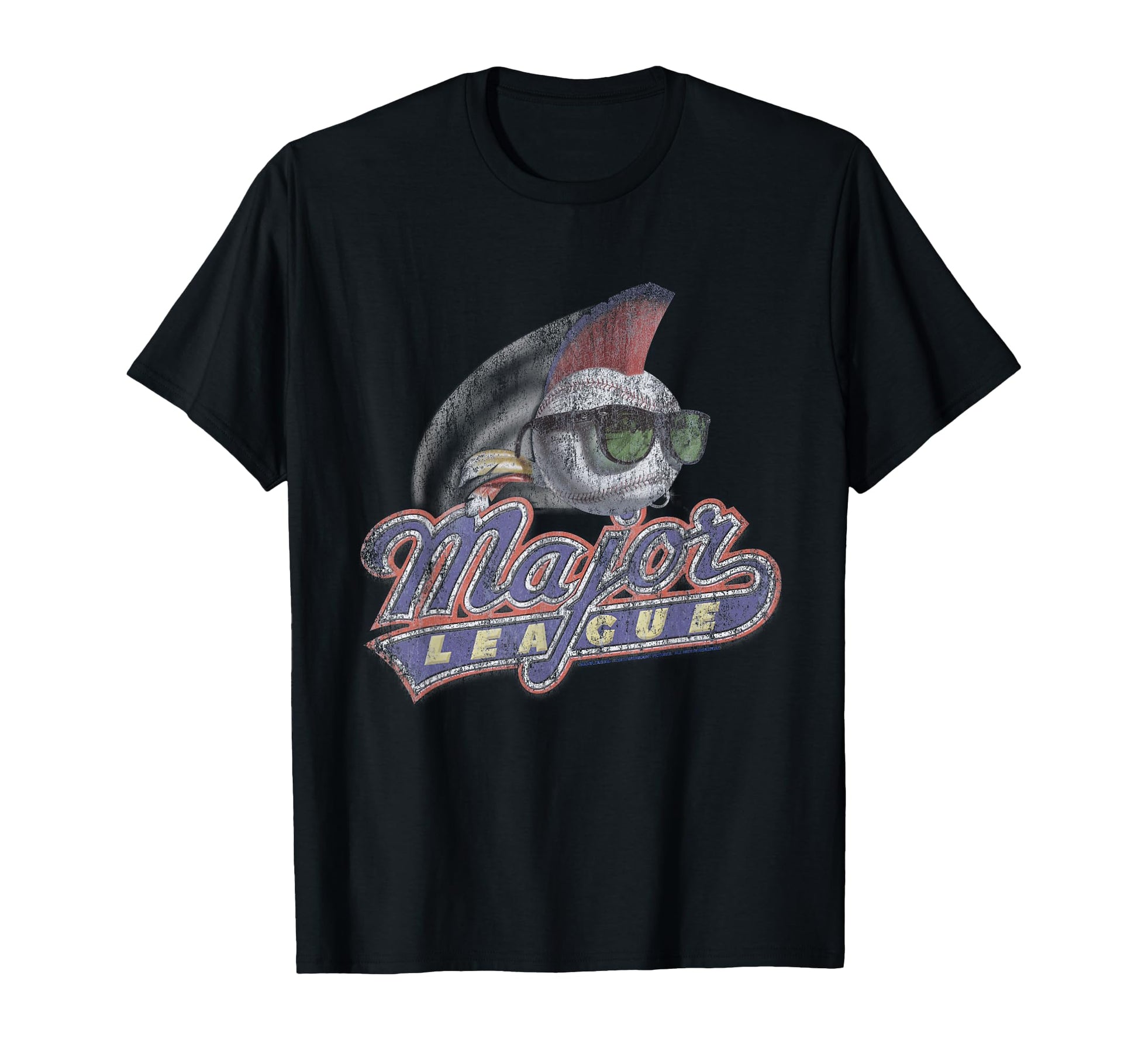 Major League Distressed Logo Small T-Shirt - Minimalist Print Men Women - T-Shirt, Sweatshirt, Hoodie