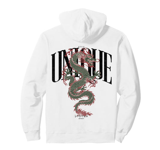 Aesthetic Back Dragon Y2K Streetwear Hoodie - Graphic Print Men Women - T-Shirt, Sweatshirt, Hoodie