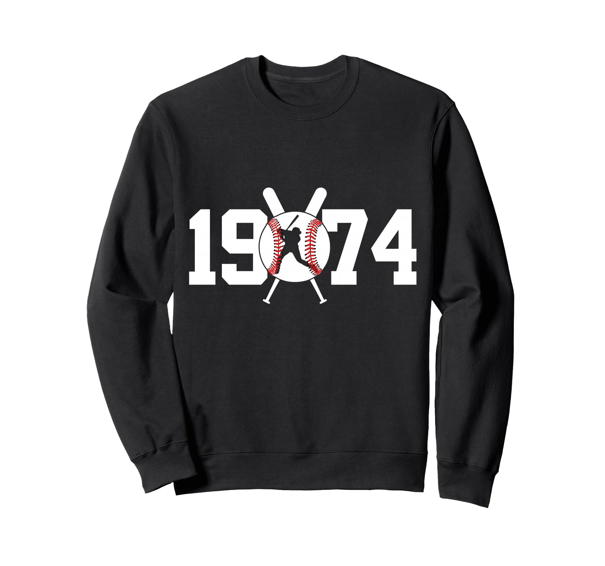 1974 Baseball 52Nd Birthday Sweatshirt - Streetwear Style Unisex - T-Shirt, Sweatshirt, Hoodie