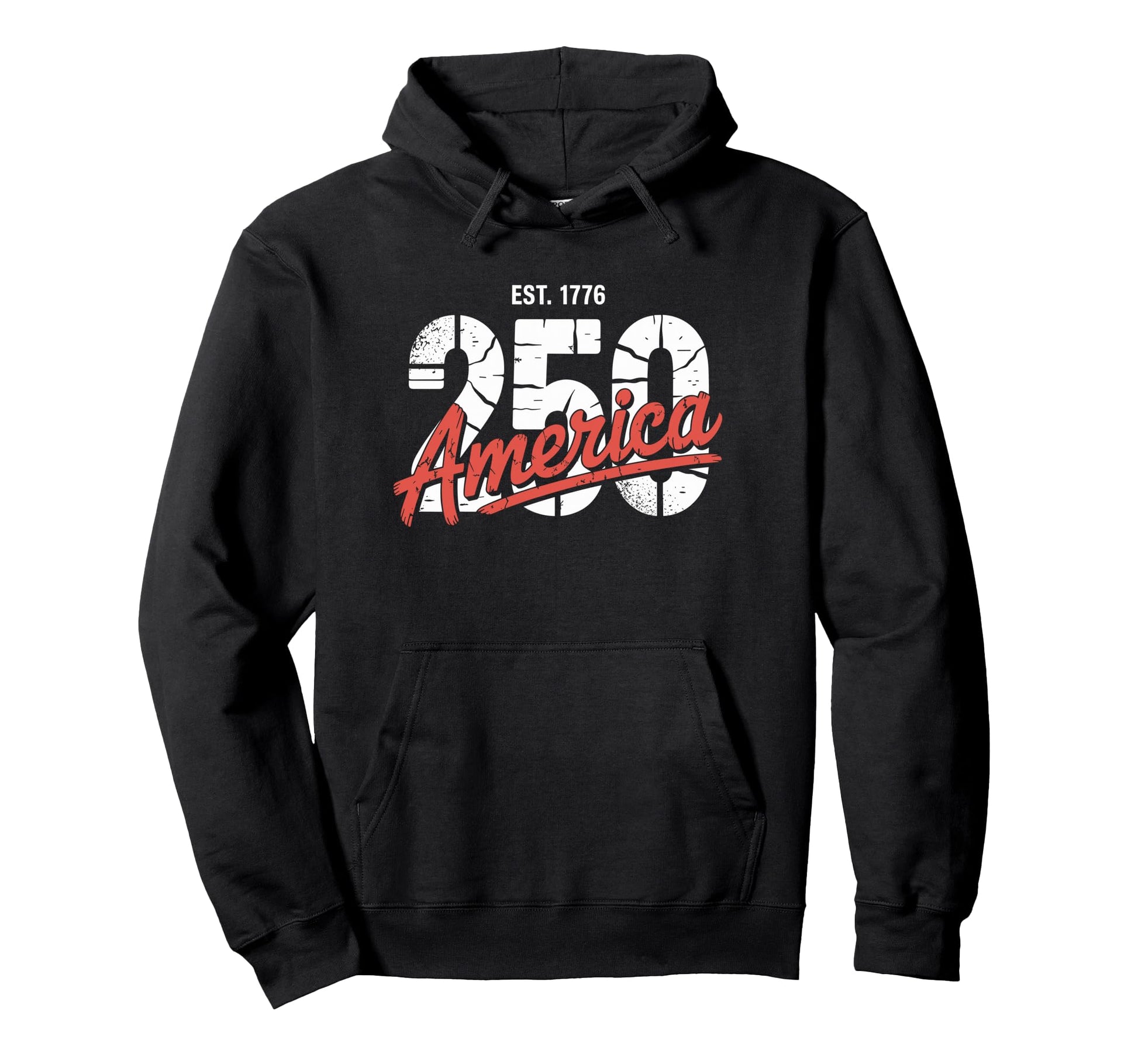 America 250 Years Est 1776 Usa United Hoodie - Fun Novelty Design Unisex - T-Shirt, Sweatshirt, Hoodie