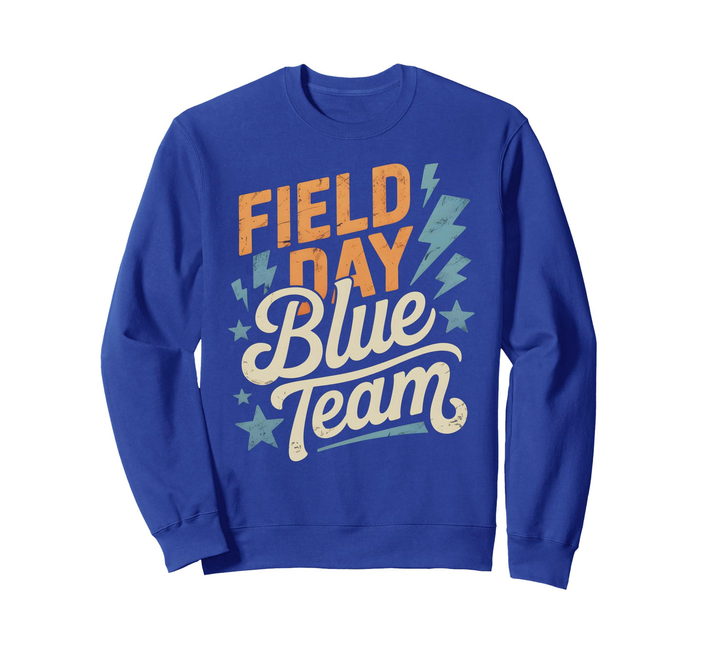Field Day Blue Team Spirit Week Sweatshirt - Aesthetic Graphic Men Women - T-Shirt, Sweatshirt, Hoodie