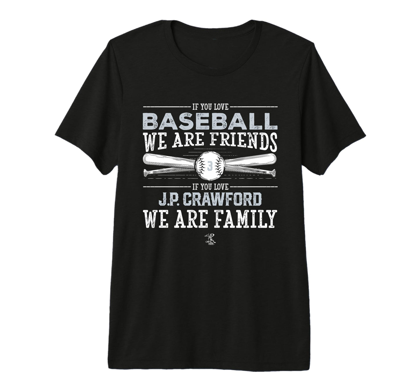 J P Crawford If You Love Baseball Tri T-Shirt - Unique Graphic Men Women - T-Shirt, Sweatshirt, Hoodie