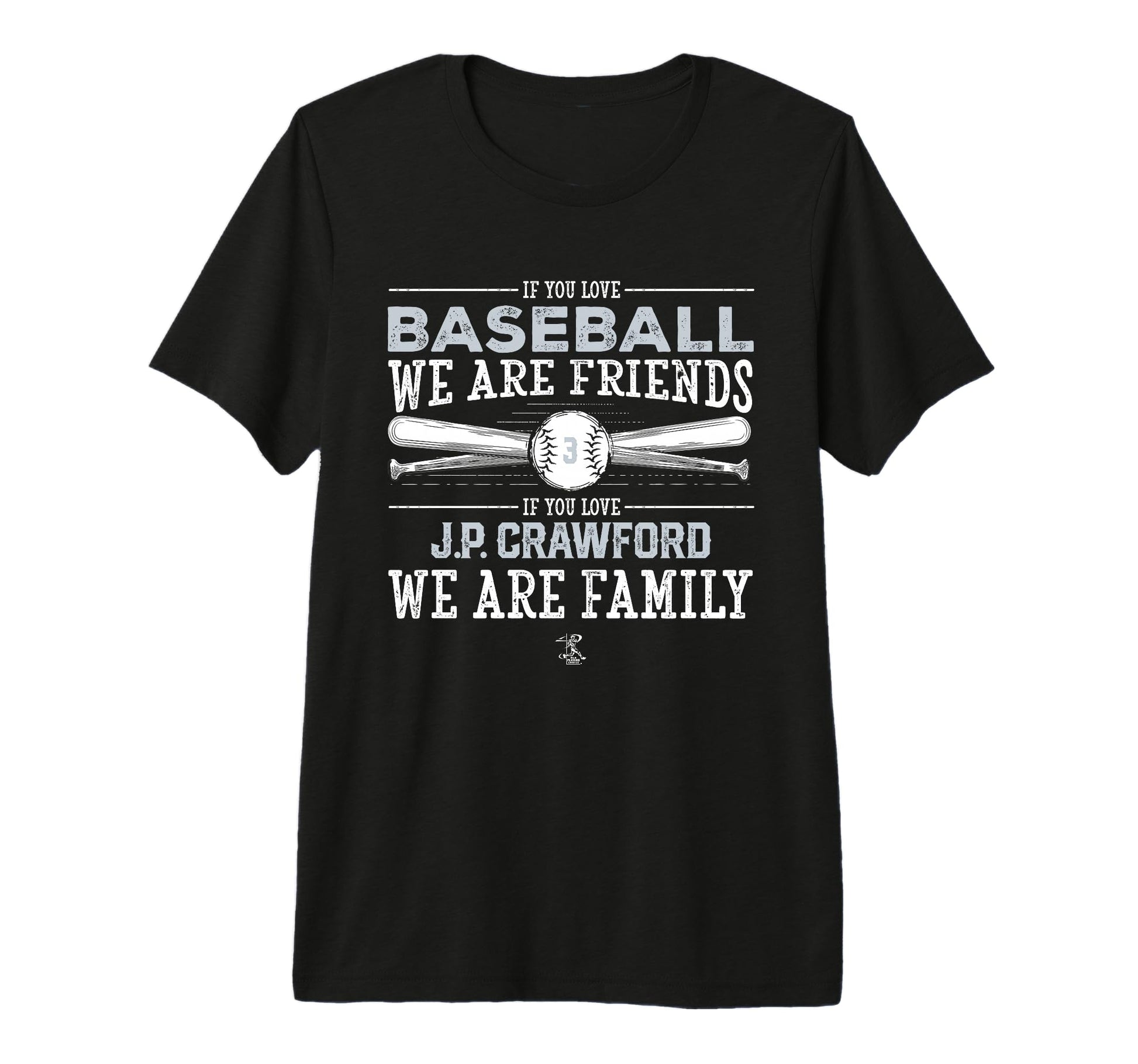 J P Crawford If You Love Baseball Tri T-Shirt - Unique Graphic Men Women - T-Shirt, Sweatshirt, Hoodie