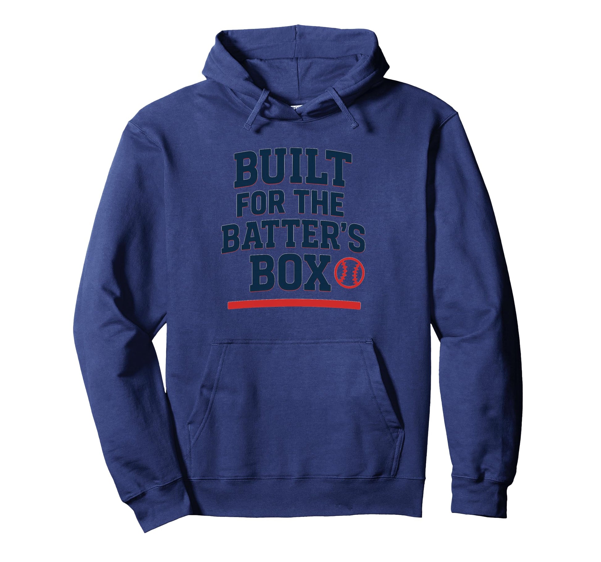 Built Batters Box Powerful Baseball Hoodie - Streetwear Style for Adults - T-Shirt, Sweatshirt, Hoodie