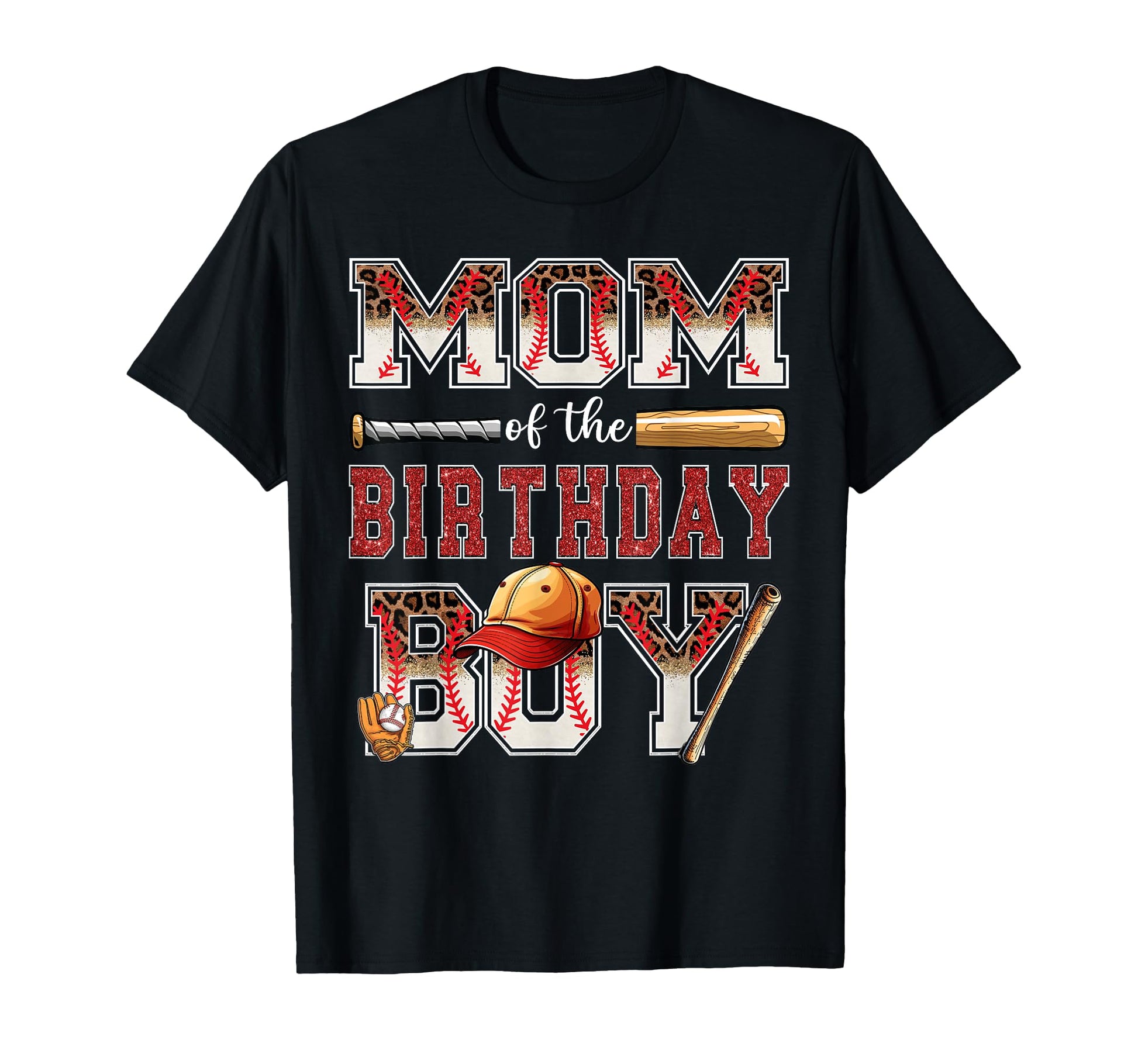 Mom Birthday Baseball Player Bday T-Shirt - Fun Novelty Design Unisex - T-Shirt, Sweatshirt, Hoodie