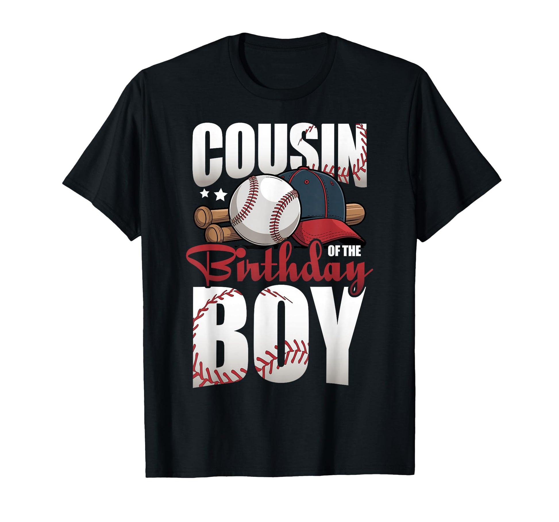 Cousin Birthday Matching Baseball T-Shirt - Unique Graphic for Adults - T-Shirt, Sweatshirt, Hoodie