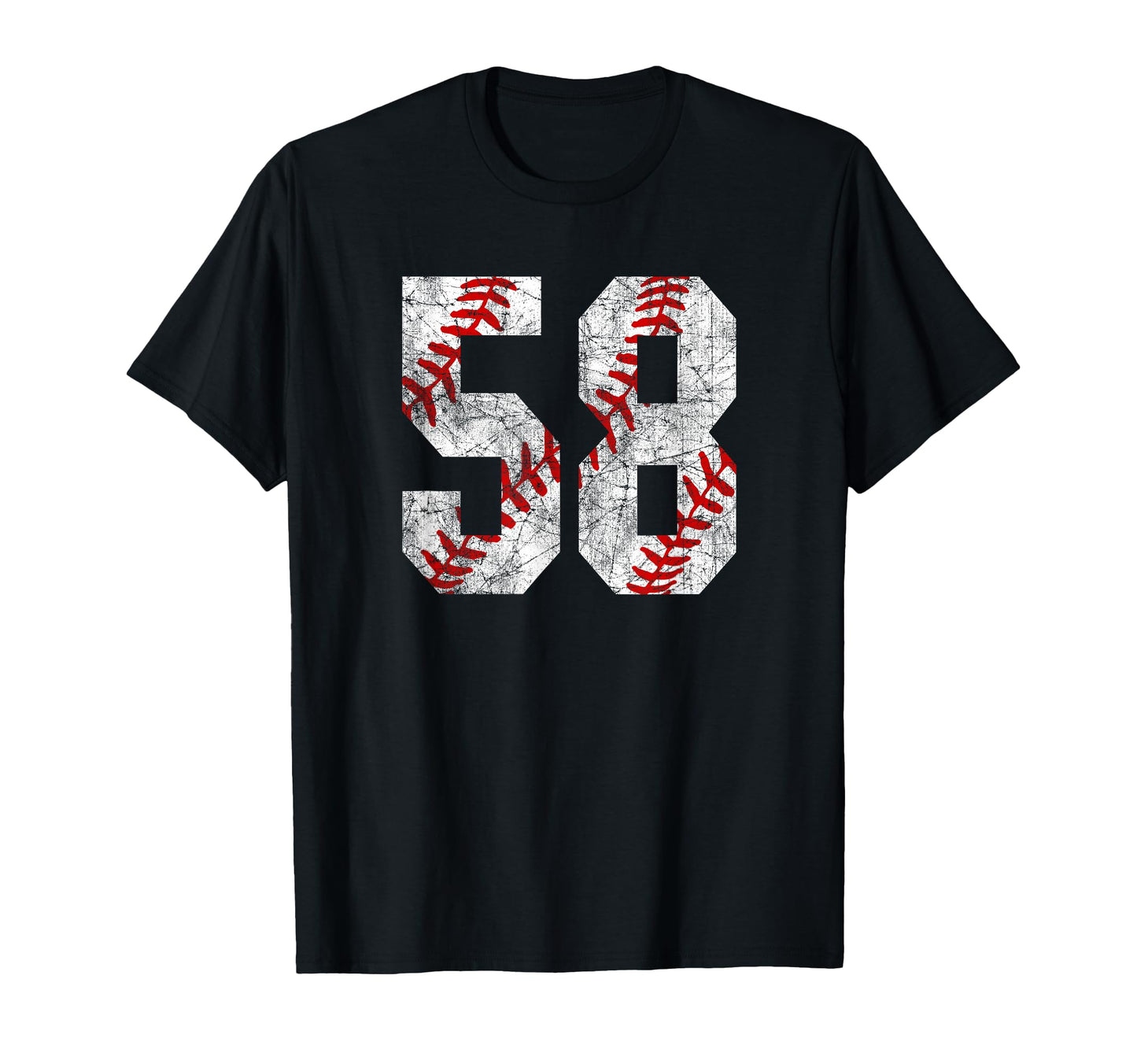 Baseball Mom 58 Jersey Baseball T-Shirt - Unique Graphic Men Women - T-Shirt, Sweatshirt, Hoodie
