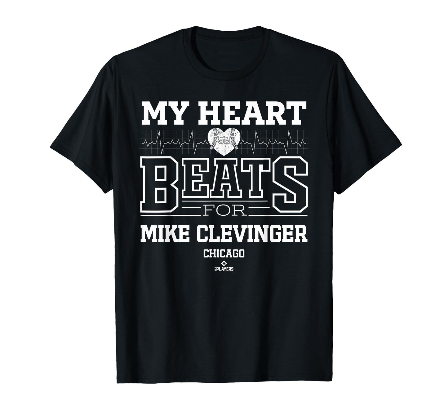 My Heart Beats Mike Clevinger T-Shirt - Custom Art Print for Adults - T-Shirt, Sweatshirt, Hoodie