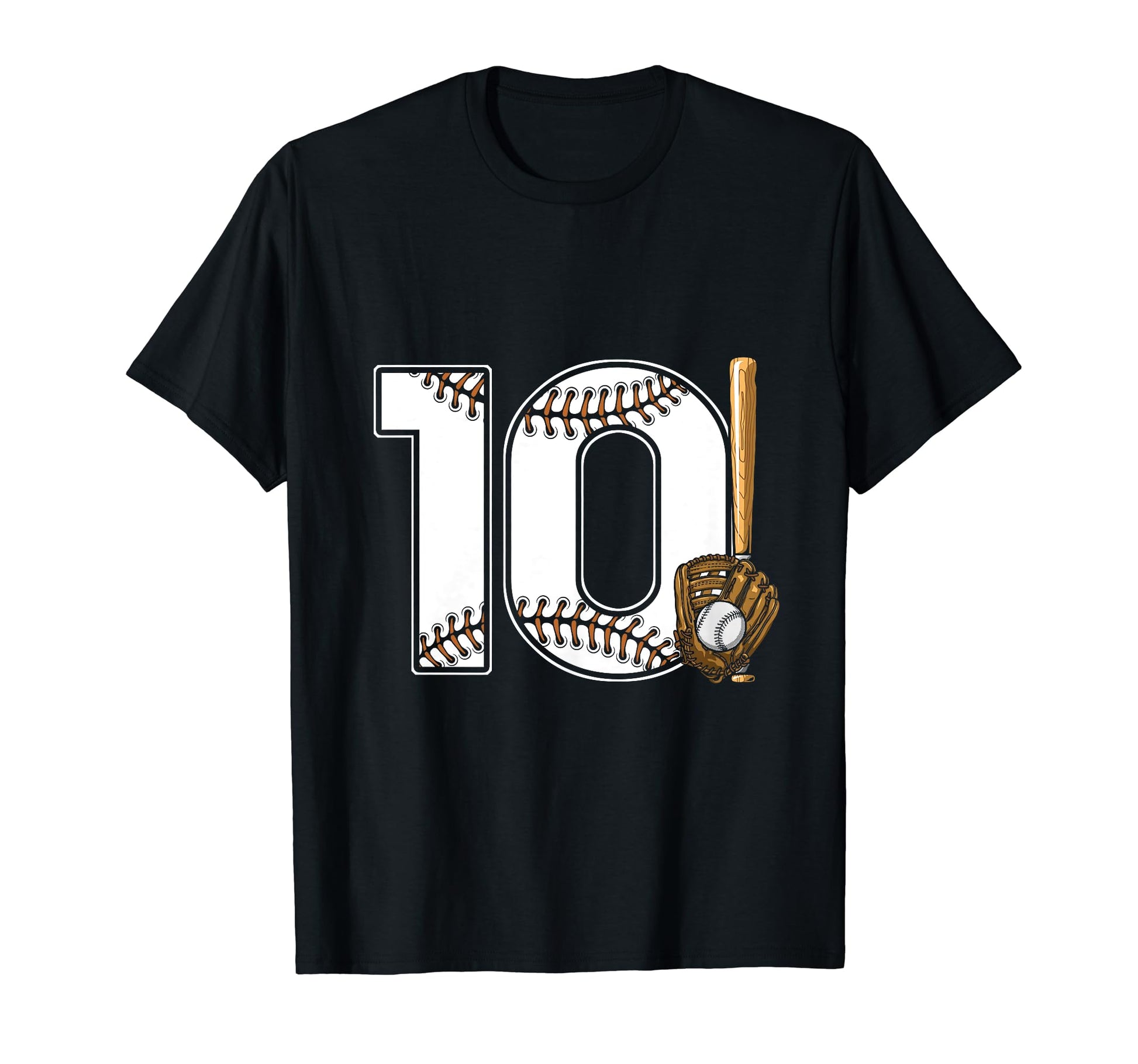 Baseball Birthday 10Th Birthday Party T-Shirt - Graphic Print Unisex - T-Shirt, Sweatshirt, Hoodie