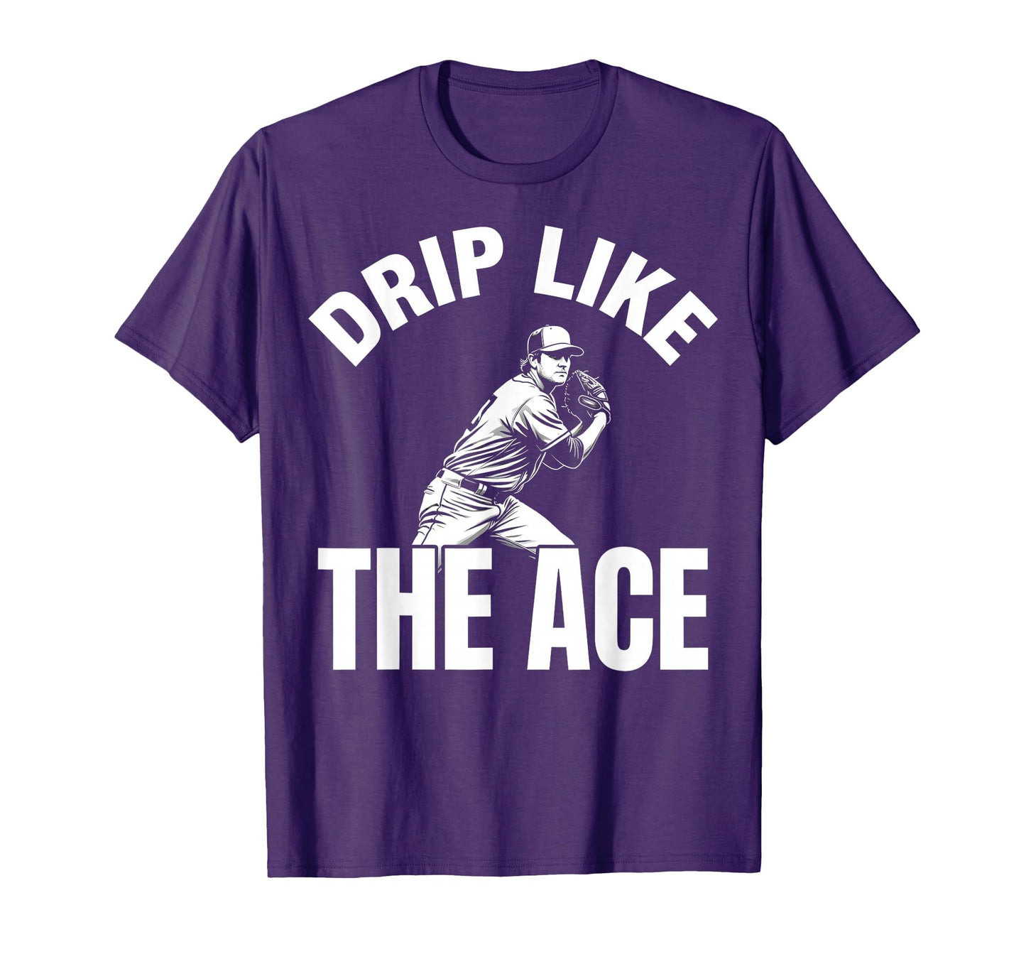 Drip Like Ace Baseball T-Shirt - Streetwear Style Unisex - T-Shirt, Sweatshirt, Hoodie