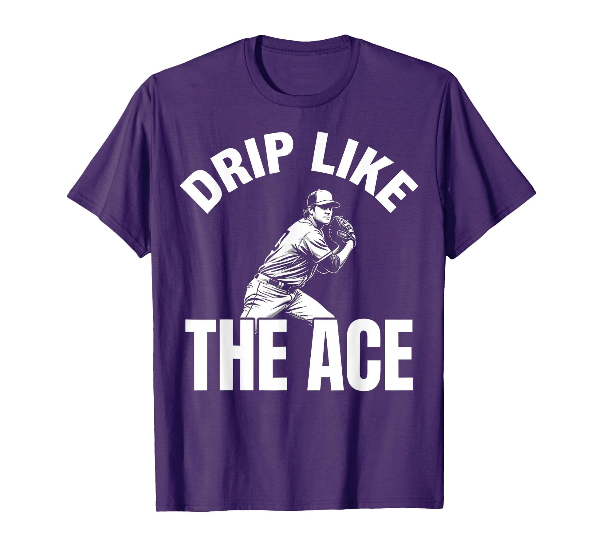 Drip Like Ace Baseball T-Shirt - Streetwear Style Unisex - T-Shirt, Sweatshirt, Hoodie