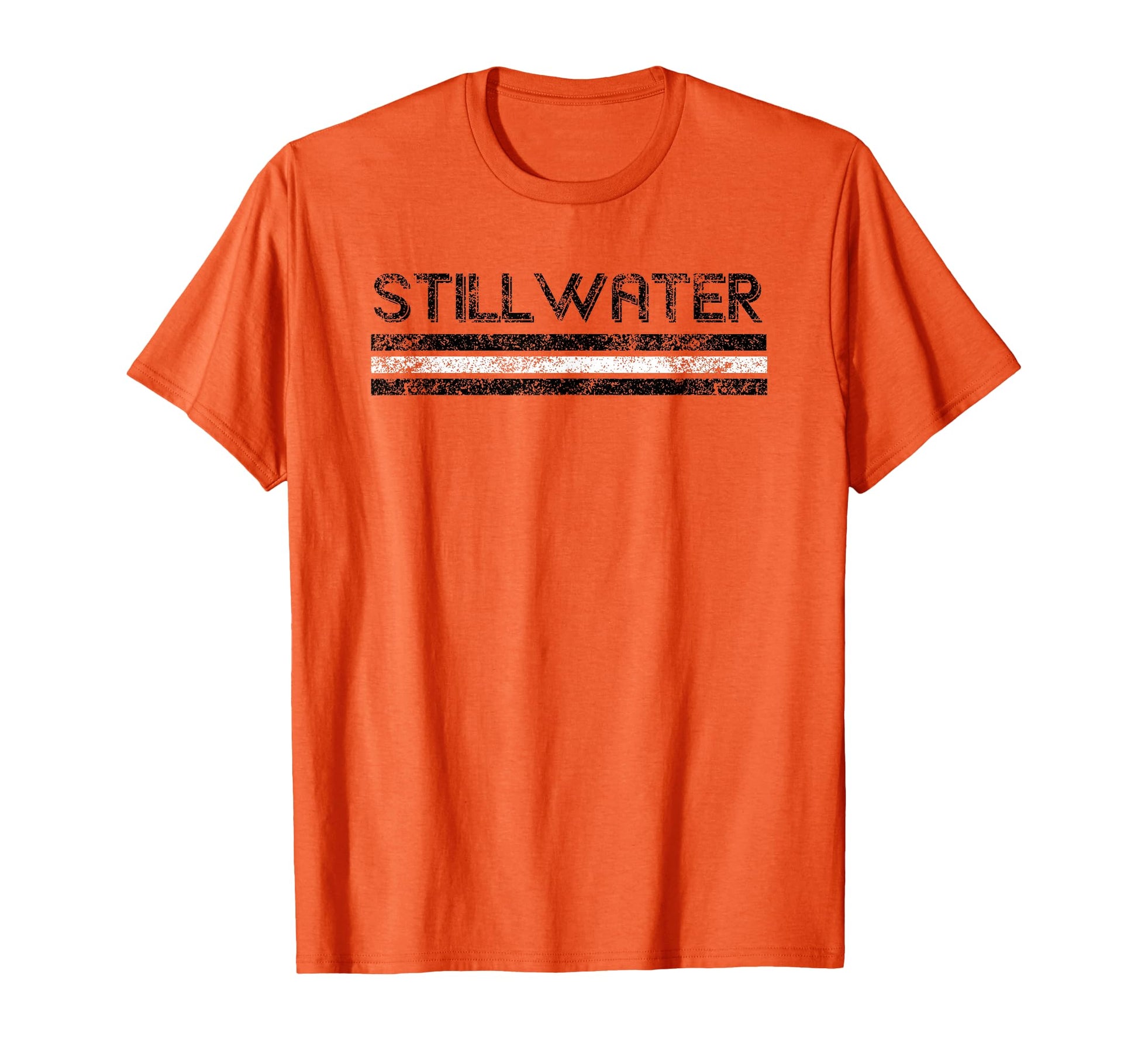 Stillwater Oklahoma Weathered Stripe T-Shirt - Novelty Apparel for Adults - T-Shirt, Sweatshirt, Hoodie