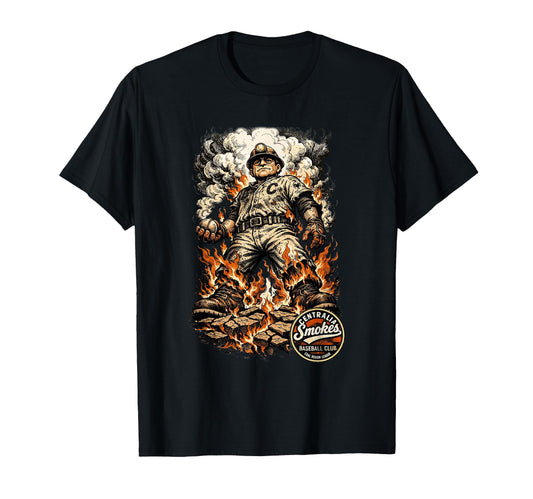 Baseball Funny Centralia Smokes T-Shirt - Fun Novelty Design Men Women - T-Shirt, Sweatshirt, Hoodie