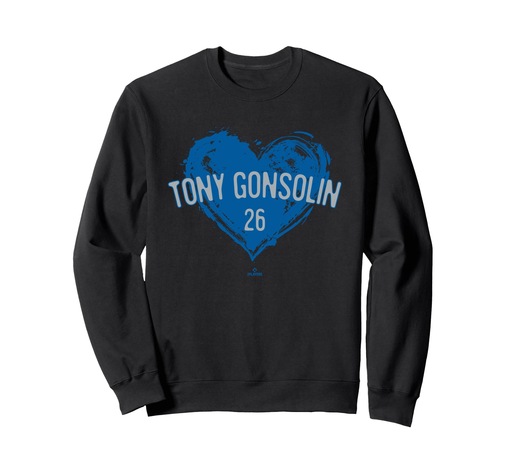 Distressed Heart Tony Gonsolin Sweatshirt - Aesthetic Graphic Men Women - T-Shirt, Sweatshirt, Hoodie