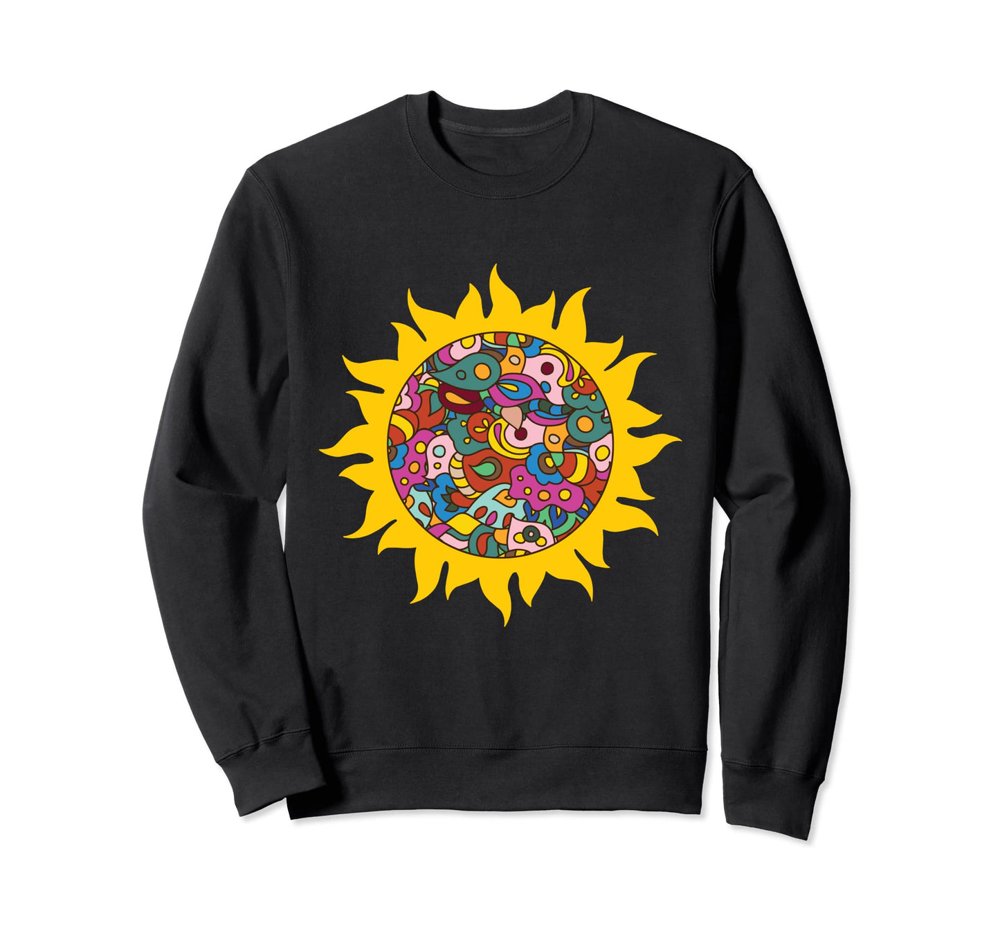 Fun Brightly Colored Sweatshirt - Casual Everyday Wear Men Women - T-Shirt, Sweatshirt, Hoodie