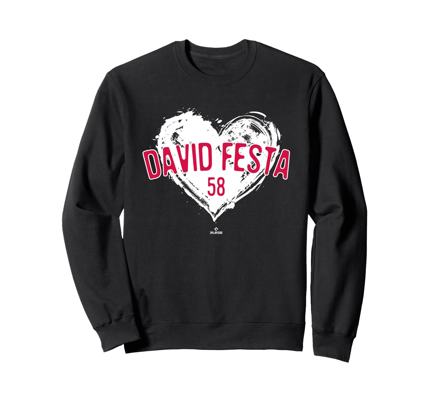 Distressed Heart David Festa Minnesota Sweatshirt - Novelty Apparel Unisex - T-Shirt, Sweatshirt, Hoodie