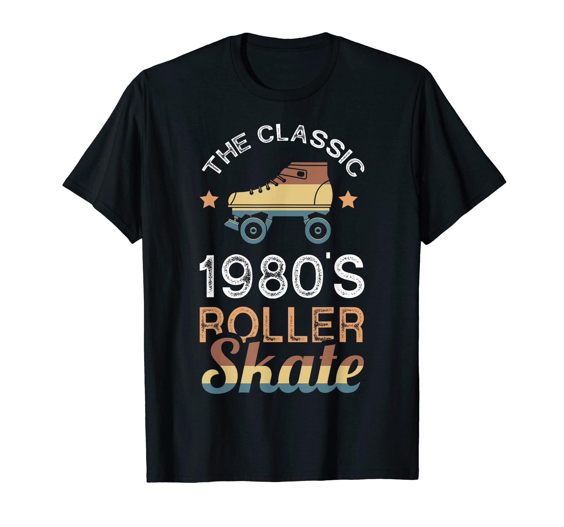 1980S Roller Funny Skater Skates T-Shirt - Fun Novelty Design for Adults - T-Shirt, Sweatshirt, Hoodie