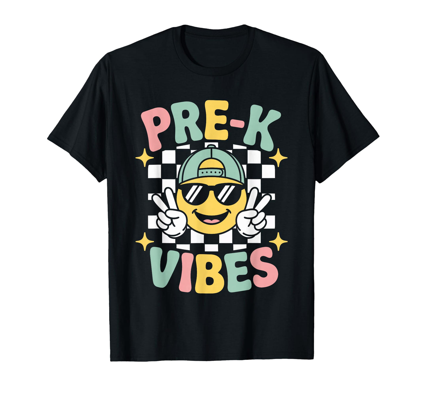 Pre K Vibes Prek Pre Kindergarten Teacher T-Shirt - Graphic Print Unisex - T-Shirt, Sweatshirt, Hoodie