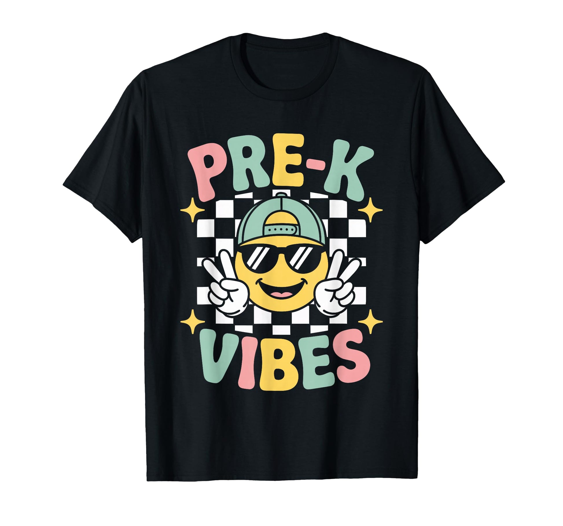 Pre K Vibes Prek Pre Kindergarten Teacher T-Shirt - Graphic Print Unisex - T-Shirt, Sweatshirt, Hoodie