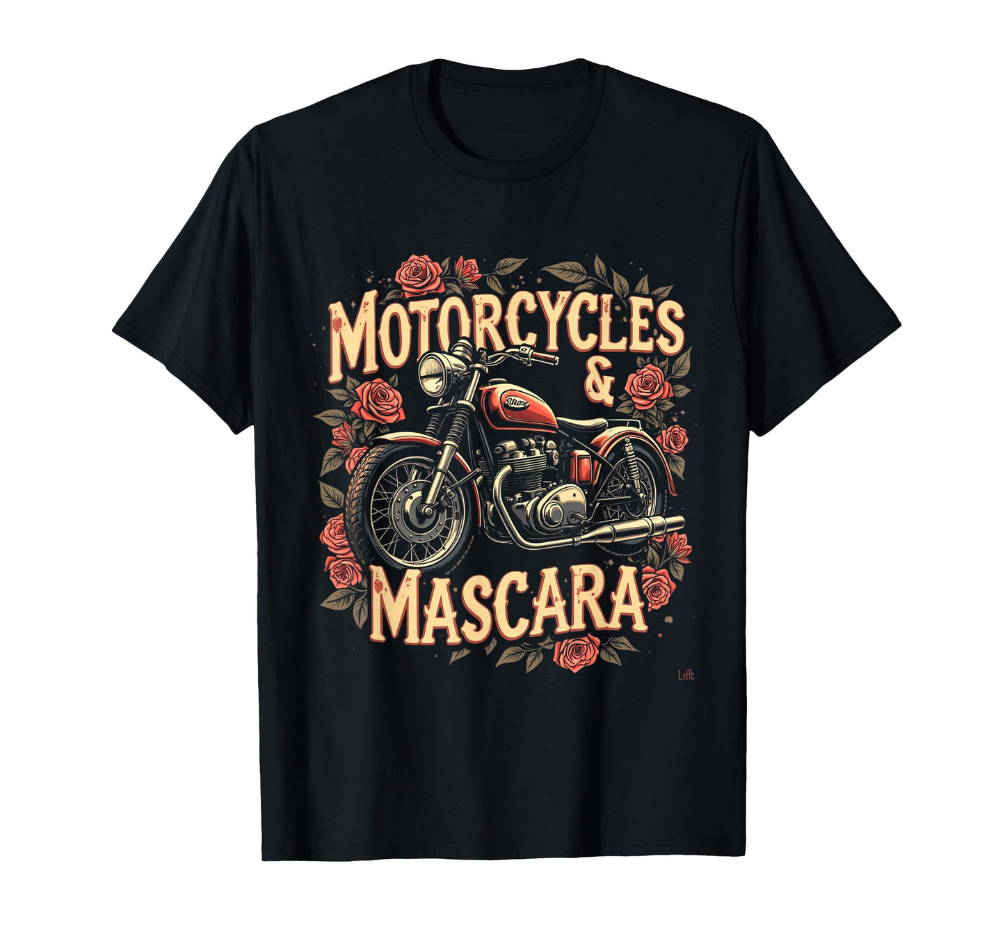 Motorcycles Mascara Motorcycle T-Shirt - Unique Graphic Men Women - T-Shirt, Sweatshirt, Hoodie