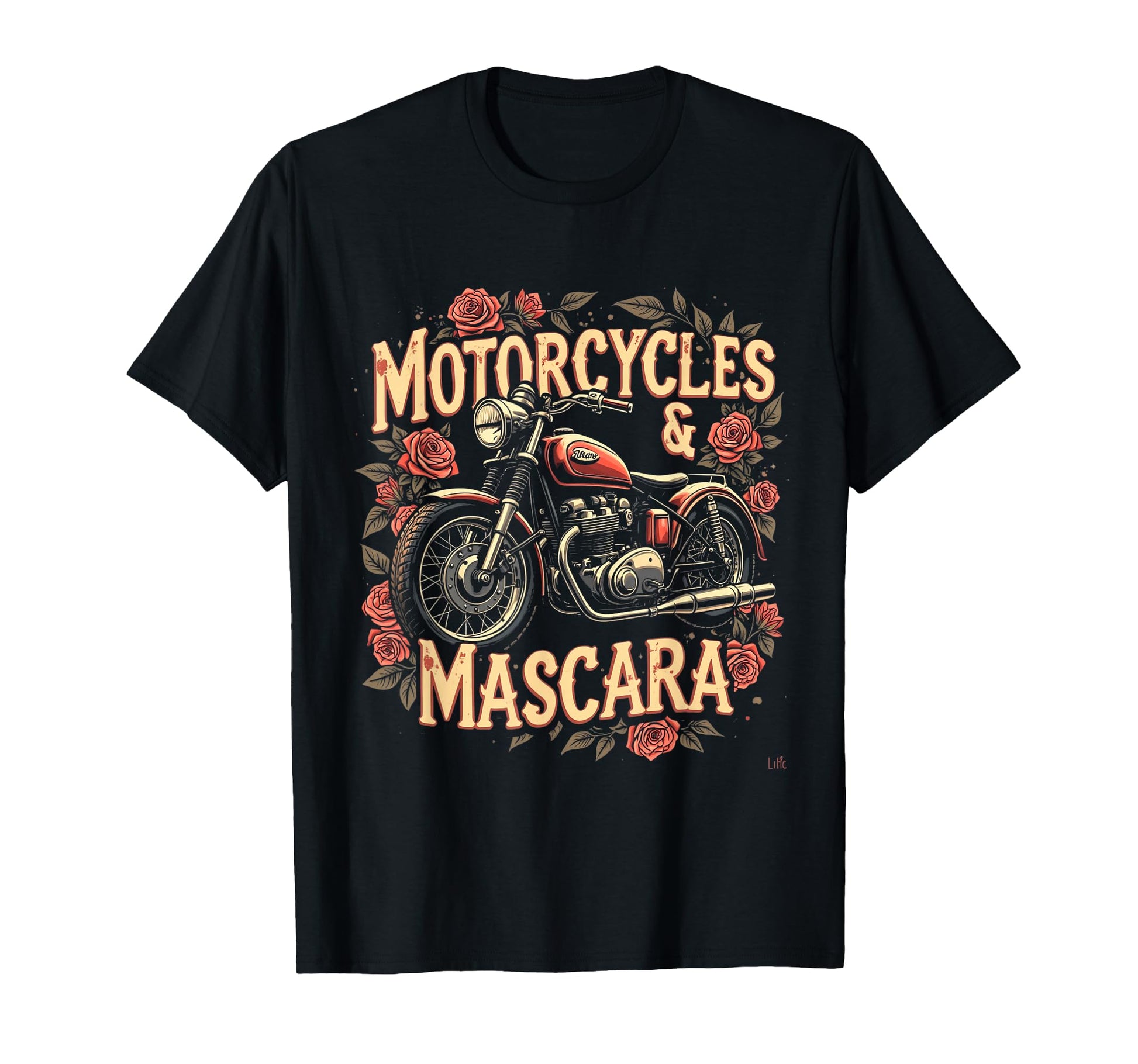 Motorcycles Mascara Motorcycle T-Shirt - Unique Graphic Men Women - T-Shirt, Sweatshirt, Hoodie