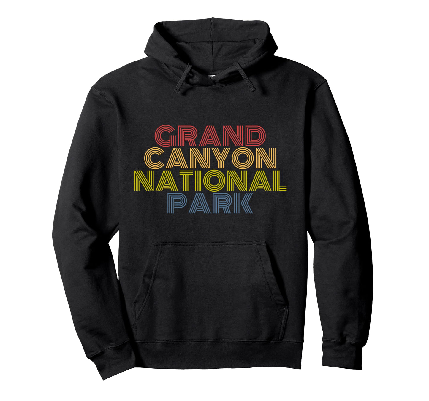 Grand Canyon National Park 70S Hoodie - Novelty Apparel Unisex - T-Shirt, Sweatshirt, Hoodie