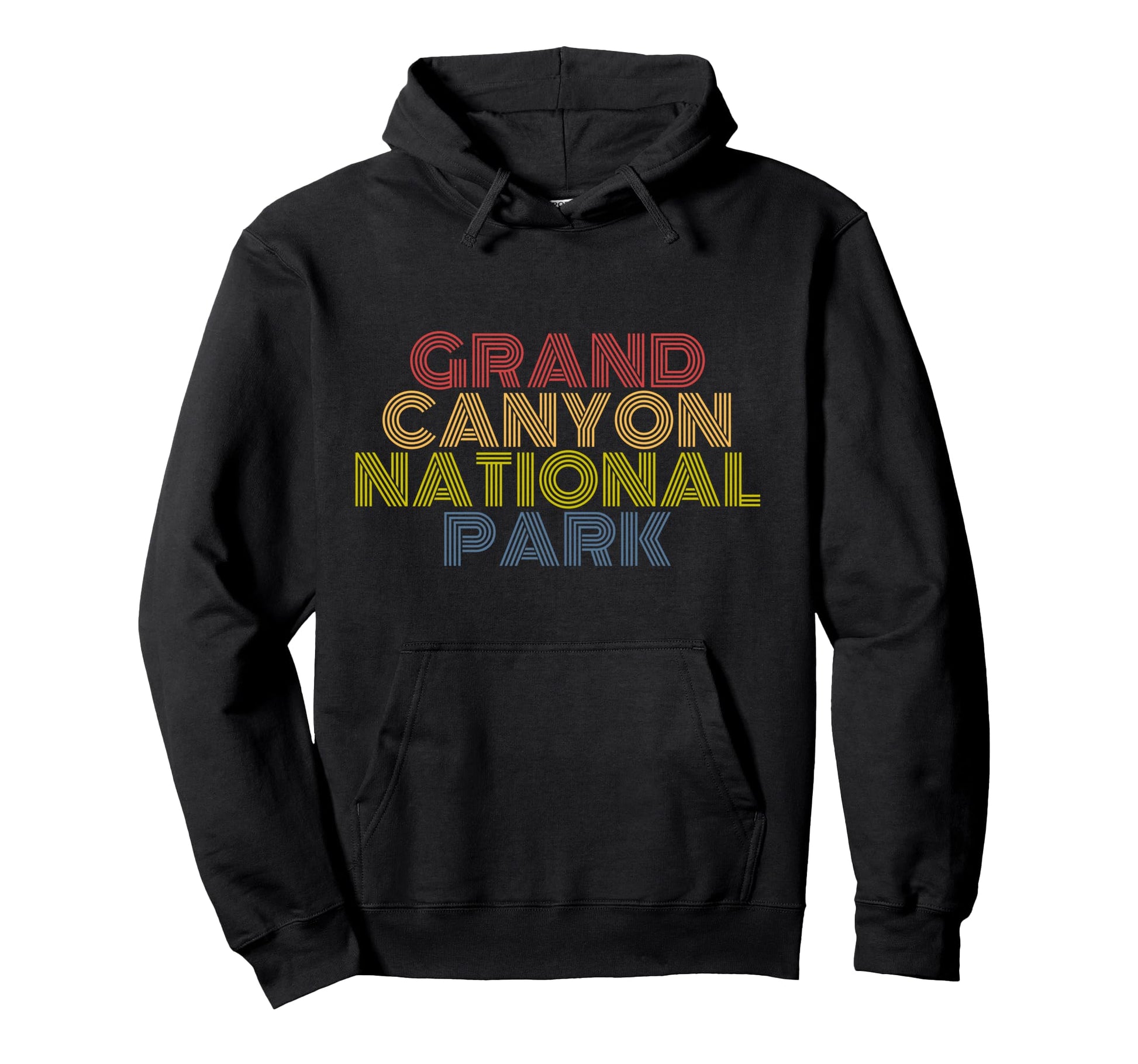 Grand Canyon National Park 70S Hoodie - Novelty Apparel Unisex - T-Shirt, Sweatshirt, Hoodie