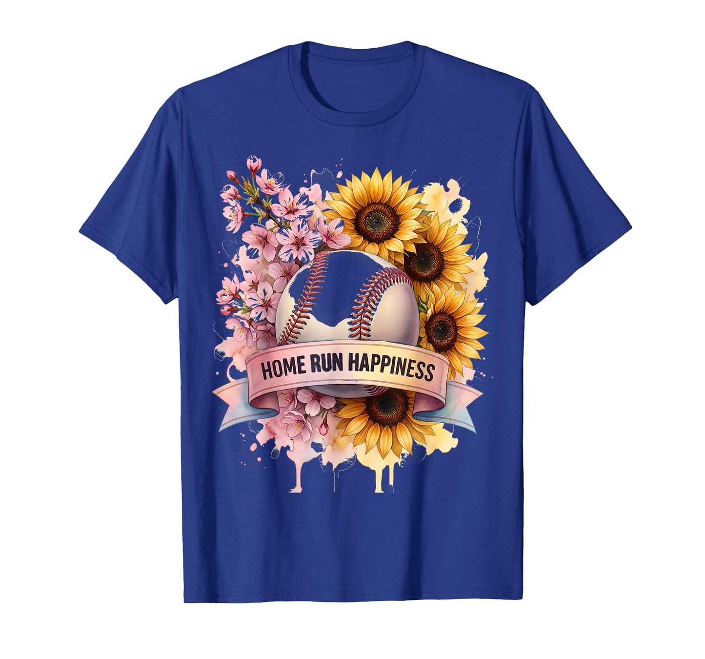 Home Run Happiness Softball T-Shirt - Aesthetic Graphic Unisex - T-Shirt, Sweatshirt, Hoodie