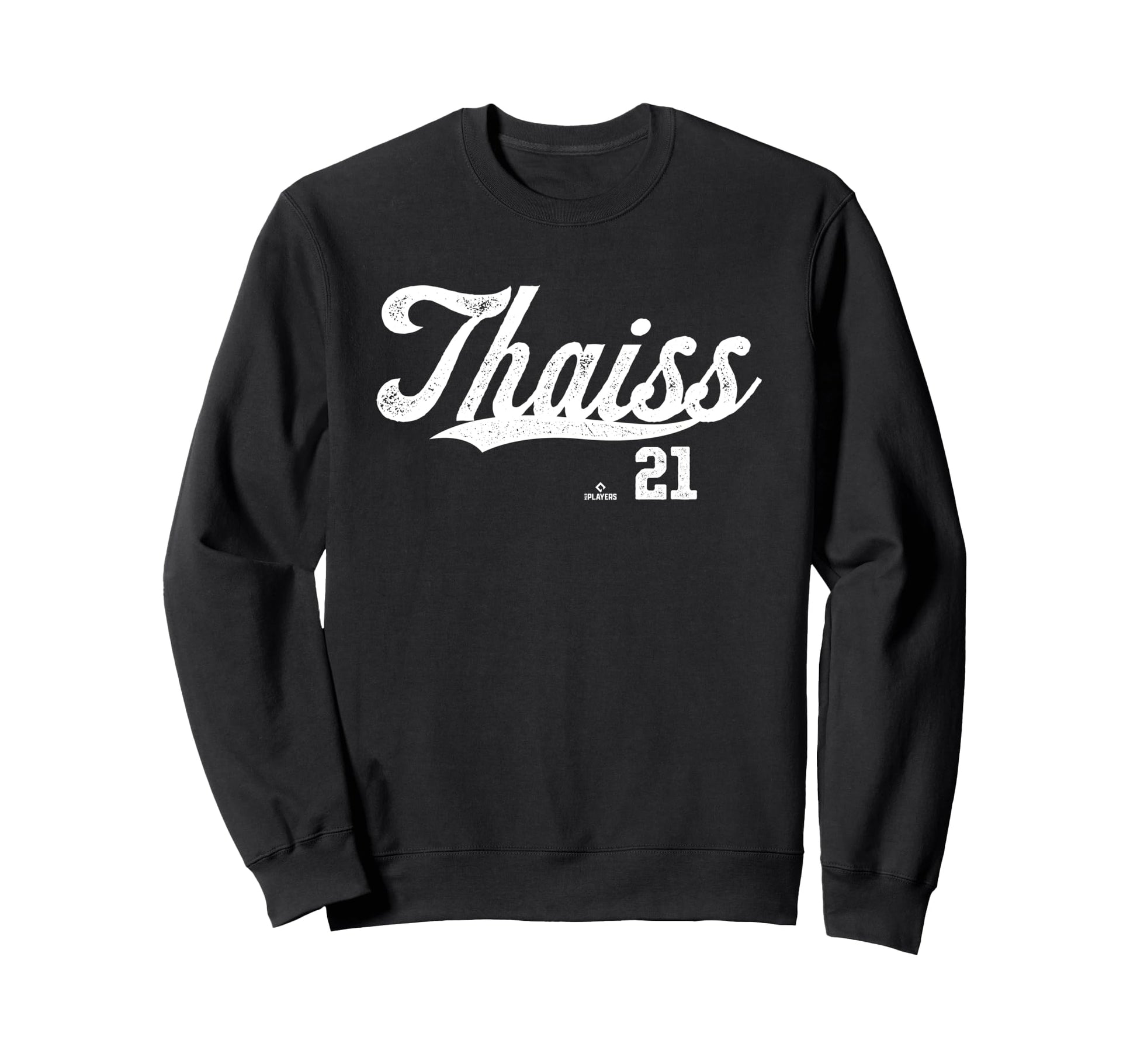 Distressed Swoosh Matt Thaiss Sweatshirt - Fun Novelty Design for Adults - T-Shirt, Sweatshirt, Hoodie