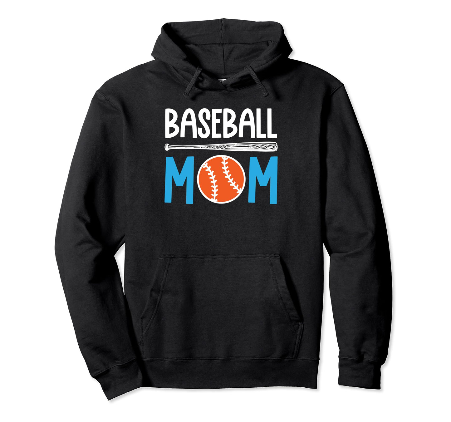 Baseball Mom Leopard Baseball Mama Hoodie - Minimalist Print Men Women - T-Shirt, Sweatshirt, Hoodie