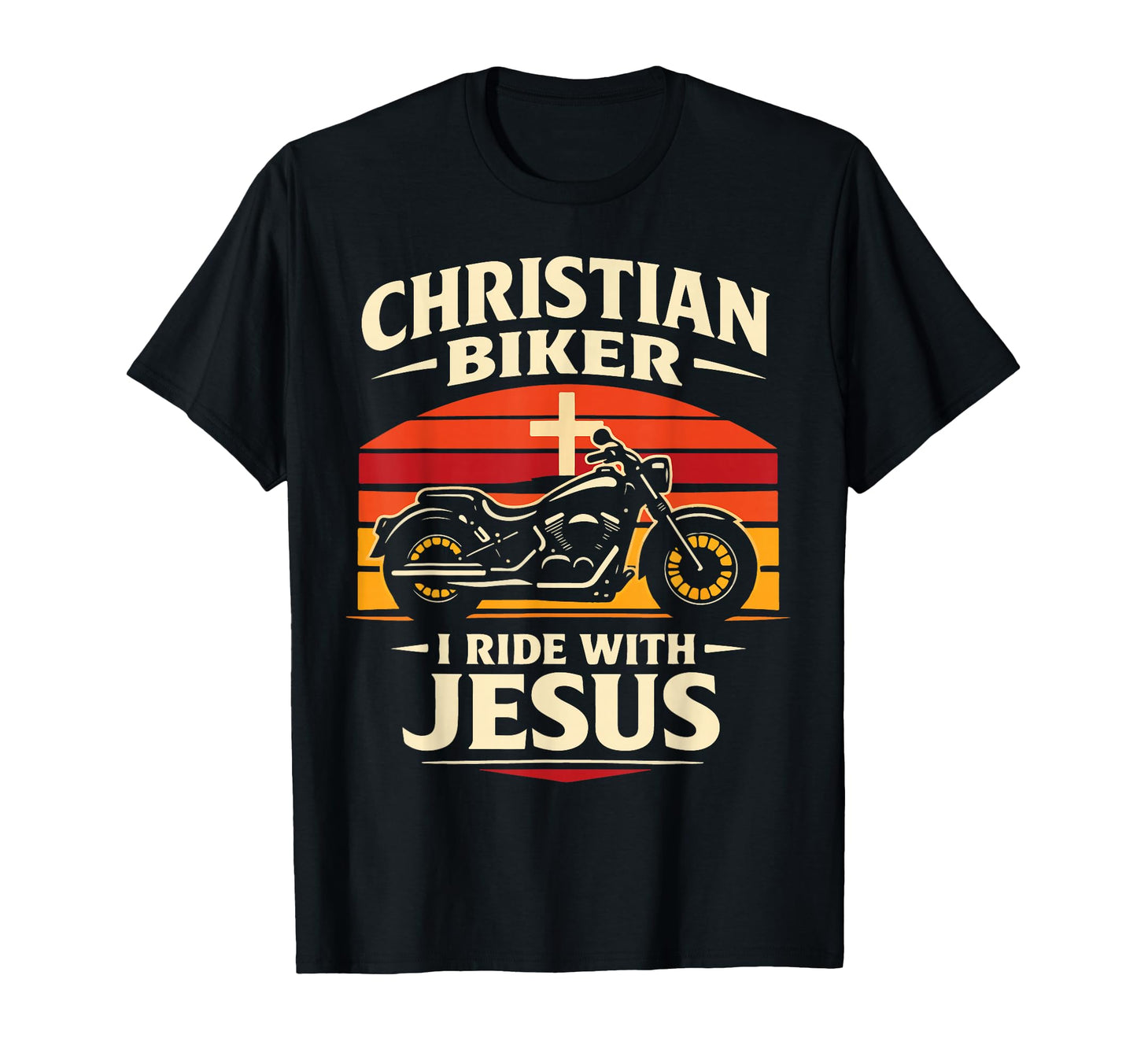 Christian Motorcycle Biker Christian T-Shirt - Minimalist Print Unisex - T-Shirt, Sweatshirt, Hoodie