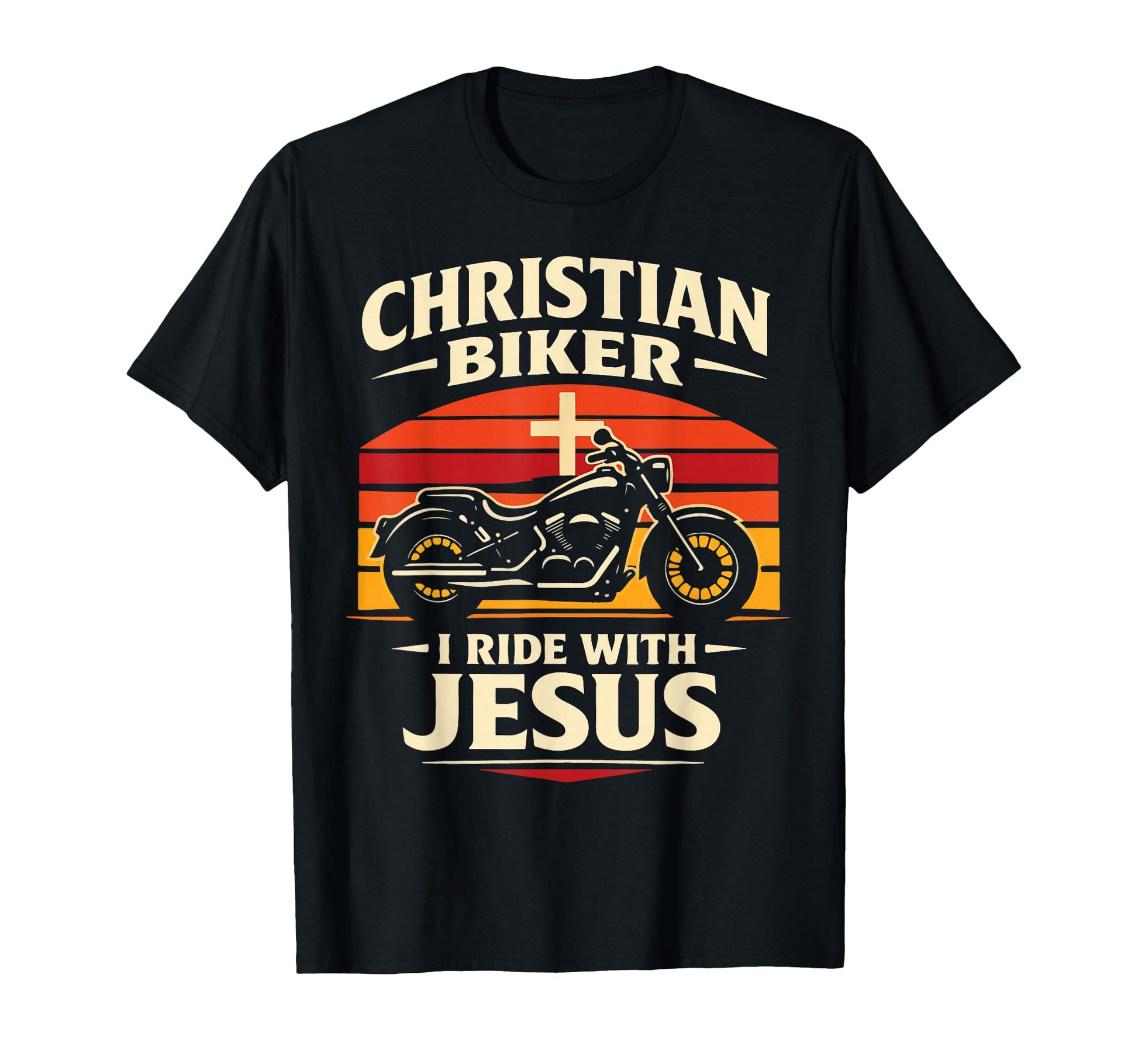Christian Motorcycle Biker Christian T-Shirt - Minimalist Print Unisex - T-Shirt, Sweatshirt, Hoodie