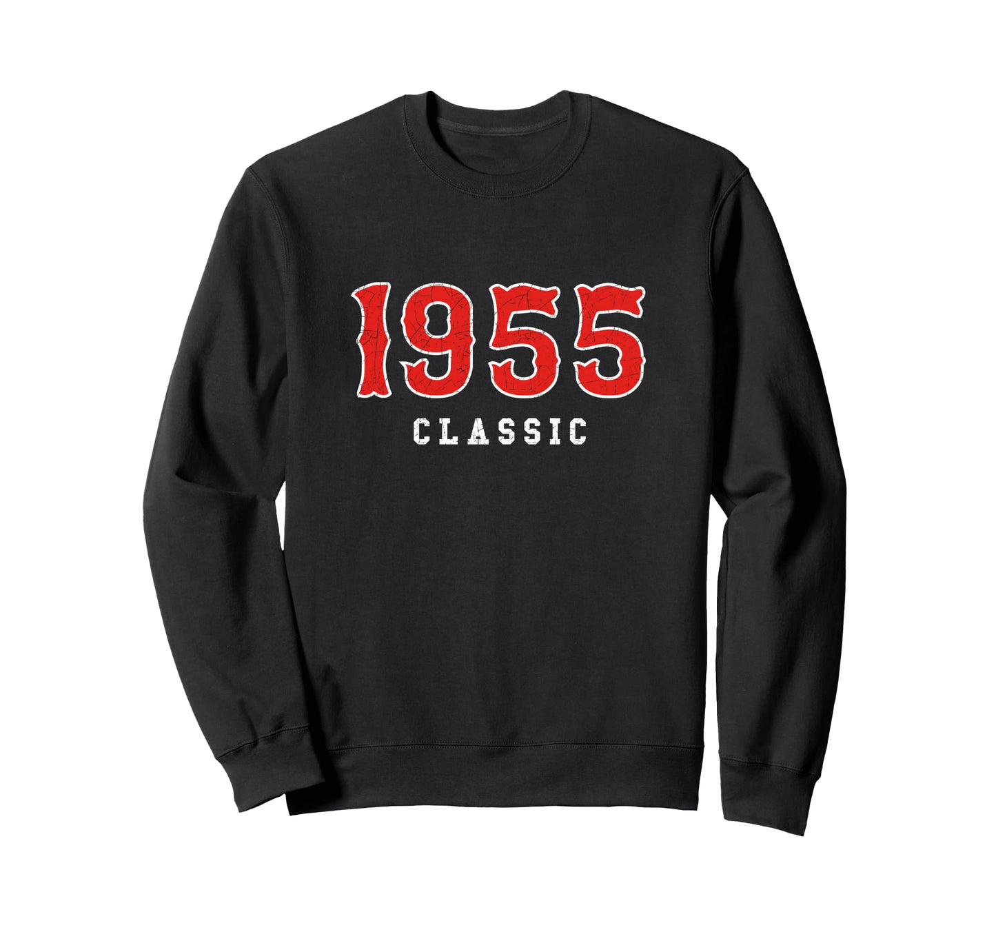 70 Year Old 1955 Baseball Fan 70Th Sweatshirt - Unique Graphic Unisex - T-Shirt, Sweatshirt, Hoodie
