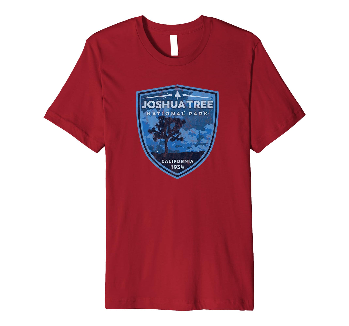 Joshua Tree National Park Badge T-Shirt - Unique Graphic Men Women - T-Shirt, Sweatshirt, Hoodie