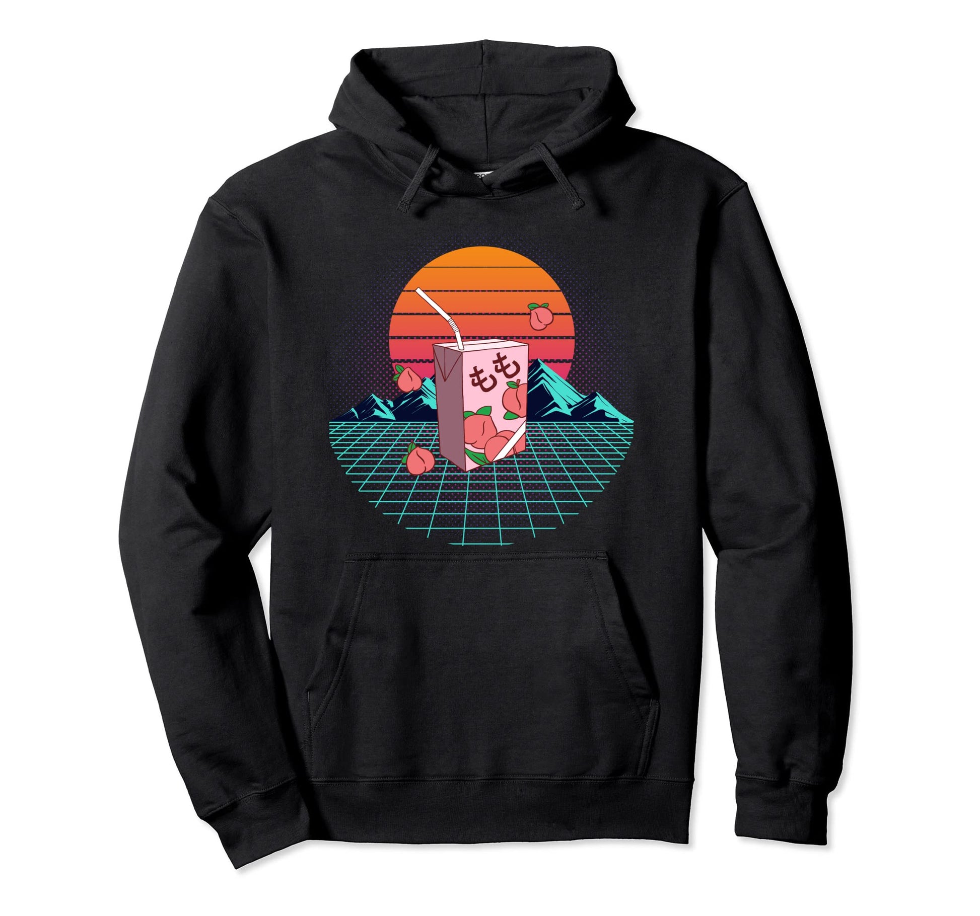 Vaporwave 90S Japanese Aesthetic Hoodie - Casual Everyday Wear Men Women - T-Shirt, Sweatshirt, Hoodie