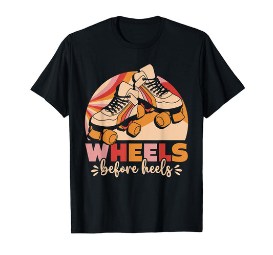 90S Roller Skating Wheels Before T-Shirt - Casual Everyday Wear for Adults - T-Shirt, Sweatshirt, Hoodie
