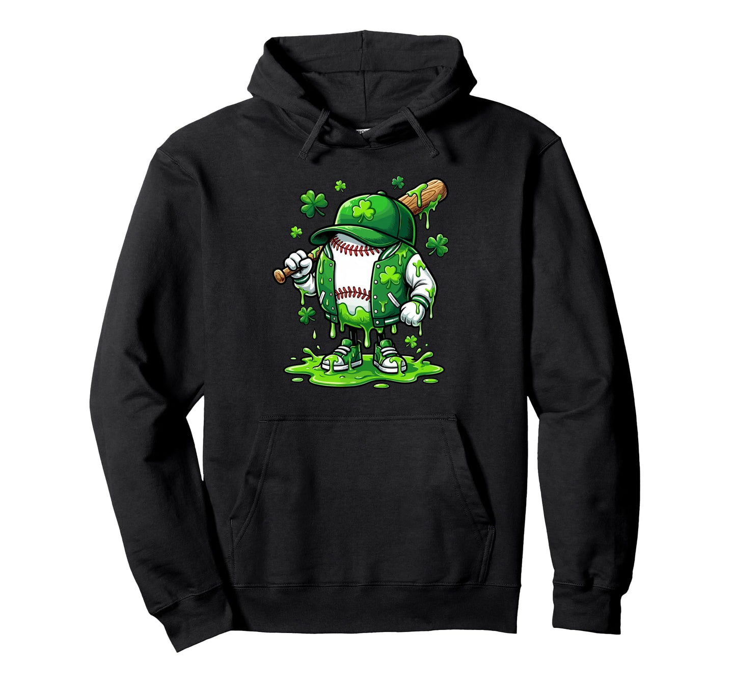 Baseball St Patricks Day Carnival Party Hoodie - Novelty Apparel Unisex - T-Shirt, Sweatshirt, Hoodie