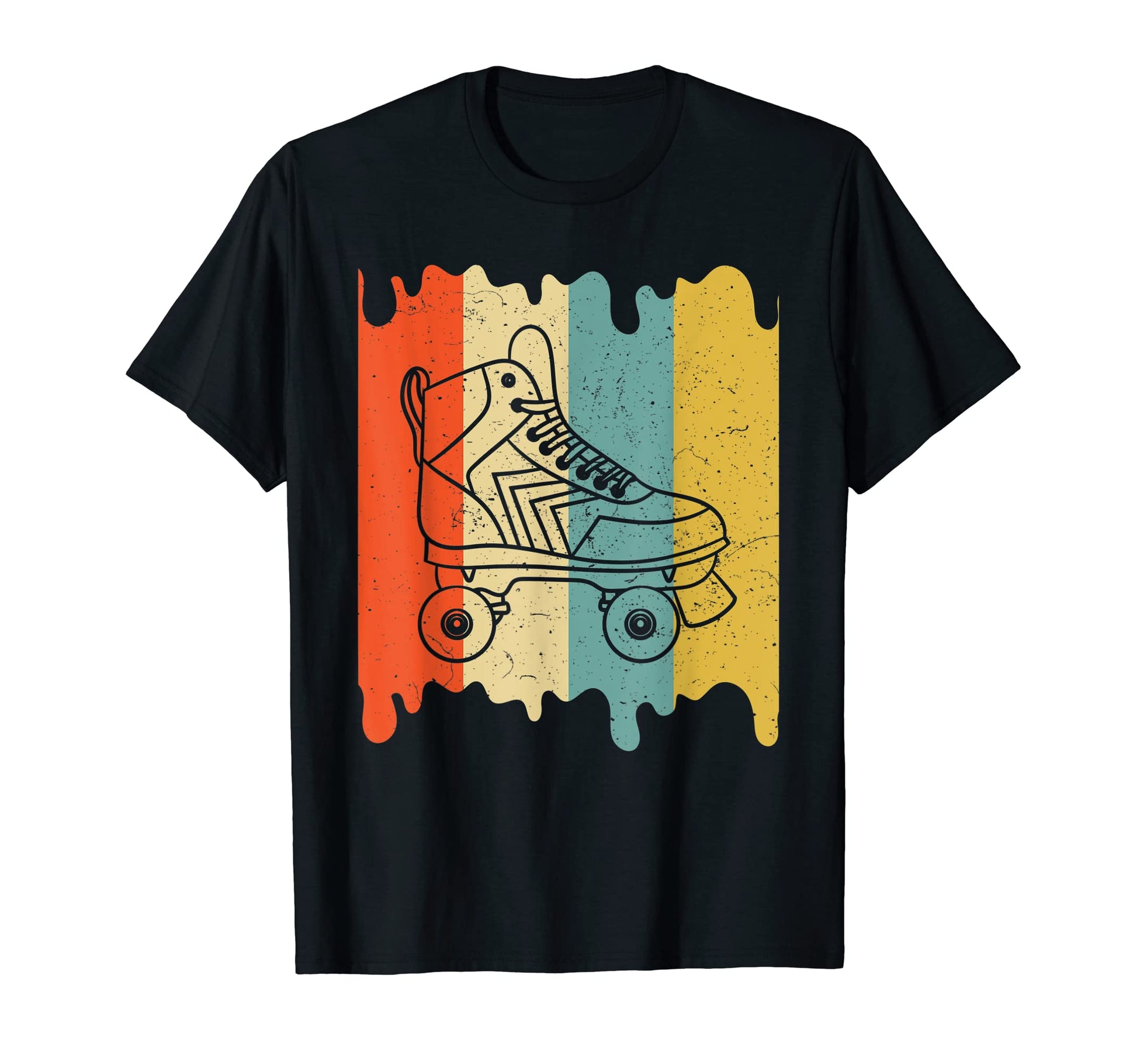 Womens Roller Skating Skates 80S Gift T-Shirt - Graphic Print for Adults - T-Shirt, Sweatshirt, Hoodie