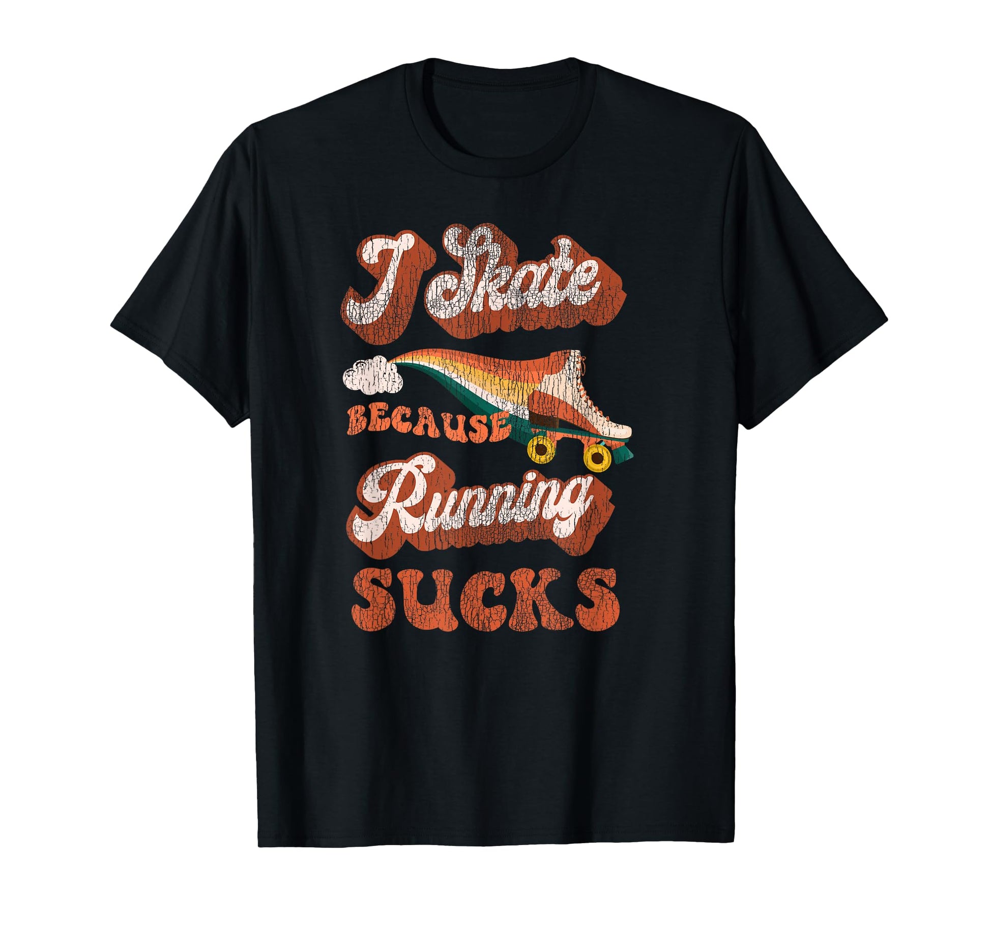 Roller Skating Skate 1970S T-Shirt - Novelty Apparel Unisex - T-Shirt, Sweatshirt, Hoodie