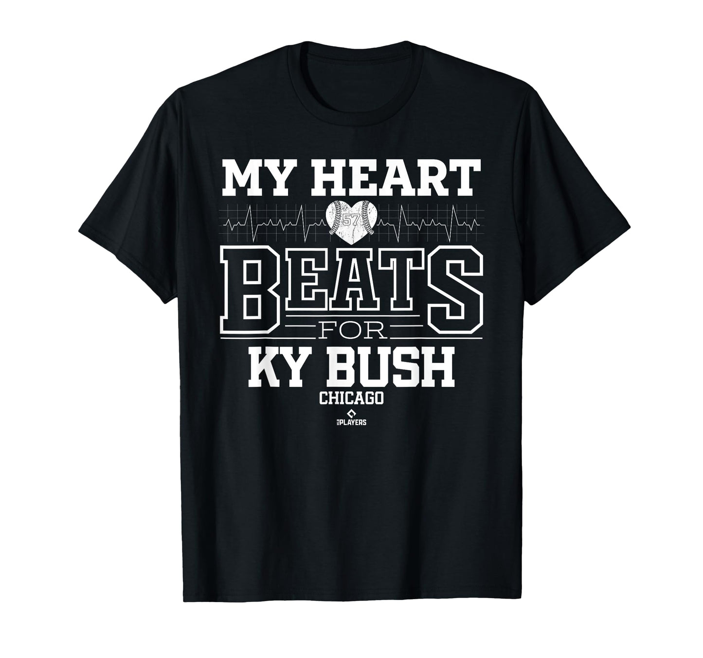 My Heart Beats Ky Bush Chicago T-Shirt - Casual Everyday Wear Unisex - T-Shirt, Sweatshirt, Hoodie