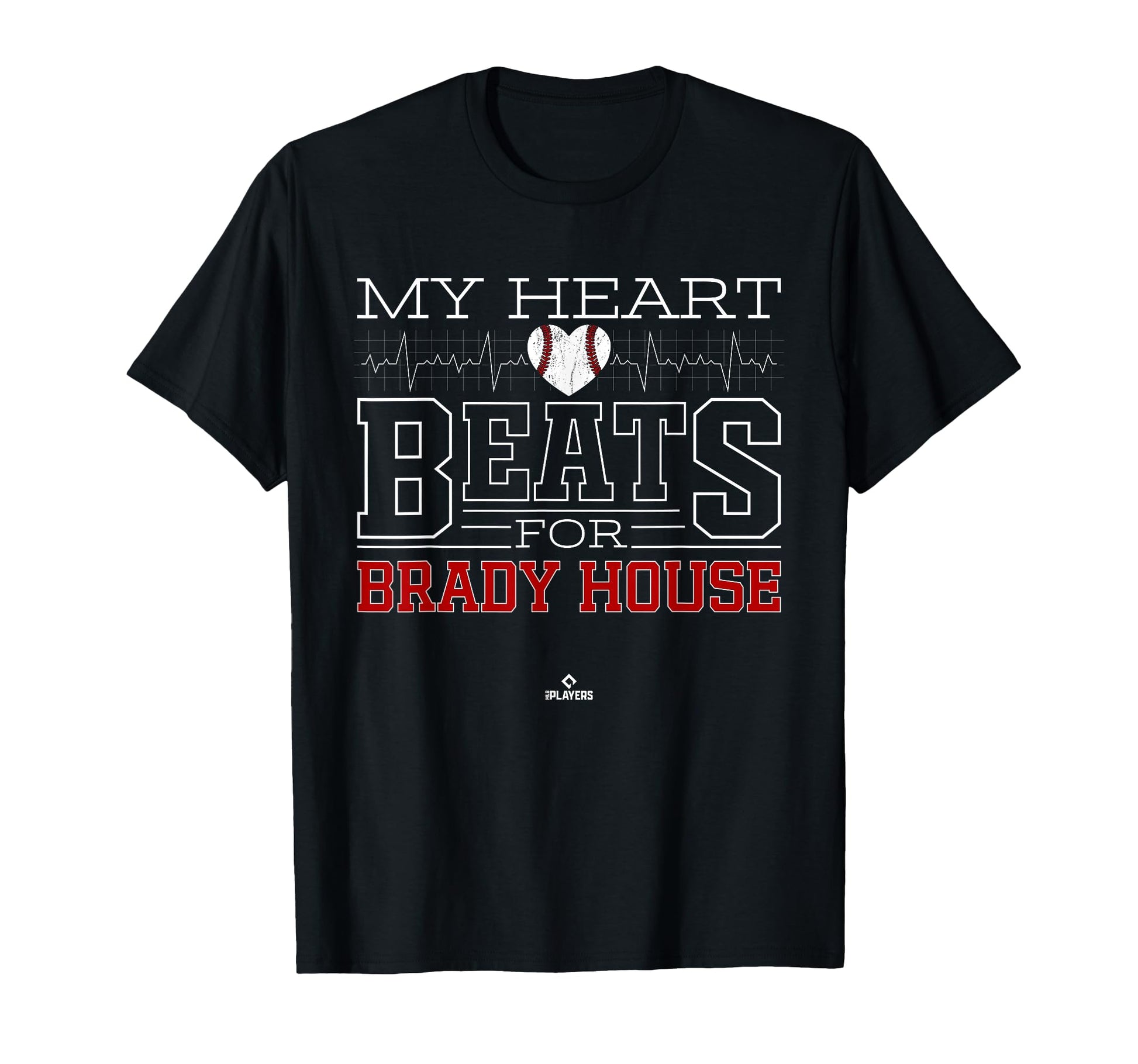 My Heart Beats Brady House Prospect T-Shirt - Minimalist Print for Adults - T-Shirt, Sweatshirt, Hoodie