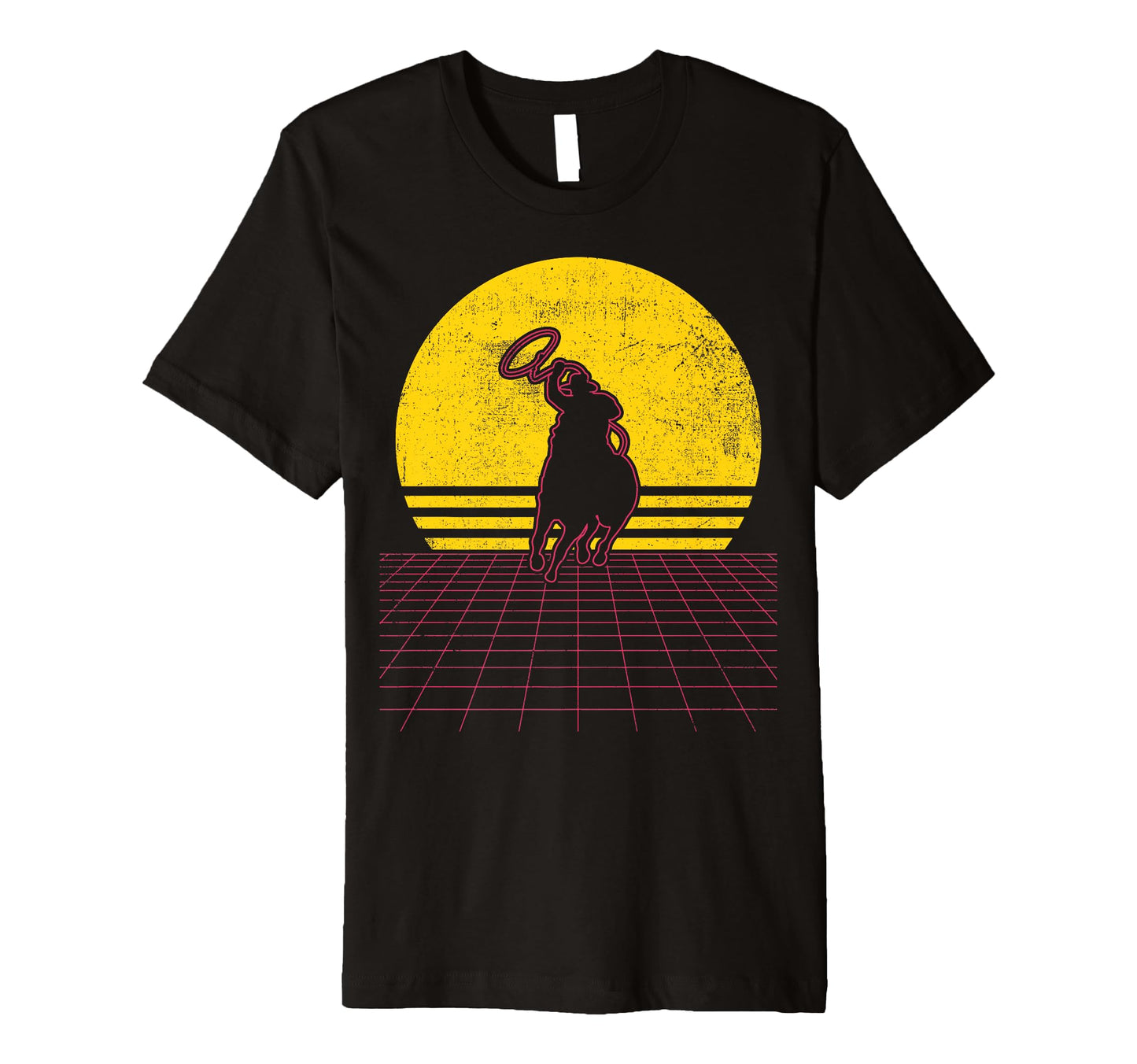 Roping Cowboy T-Shirt - Unique Graphic Men Women - T-Shirt, Sweatshirt, Hoodie